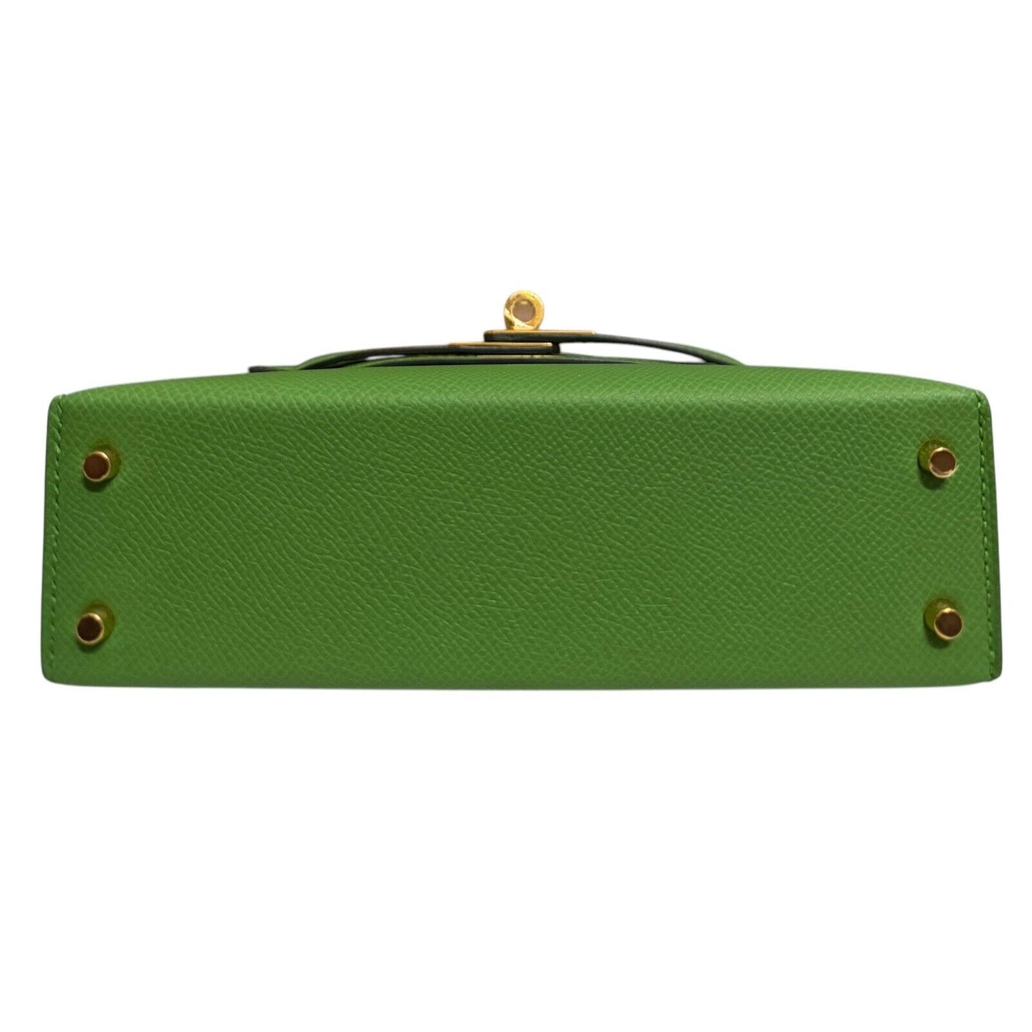 Hermes Kelly Mini 20 Vert Yucca Green Epsom Leather Gold Hardware RARE