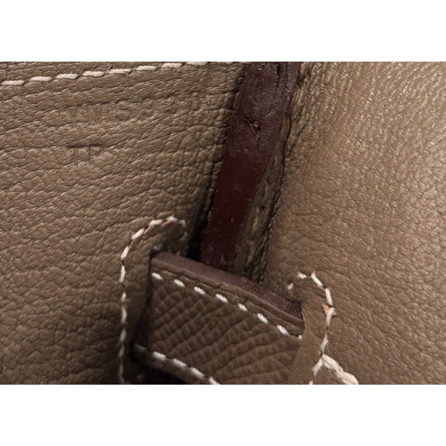 Hermes Birkin 30 Etoupe Gray Epsom Leather Palladium Hardware