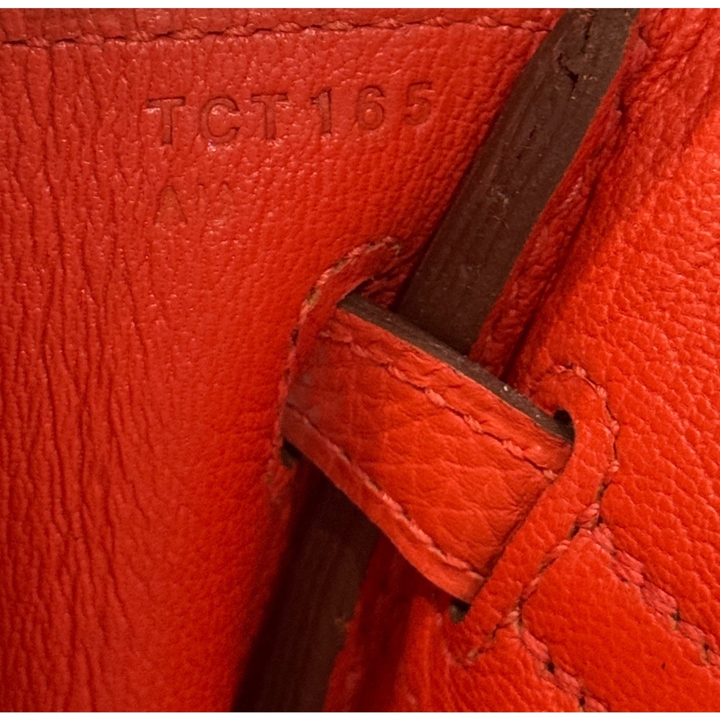 Hermes Birkin 25 Poppy Orange Togo Leather Gold Hardware