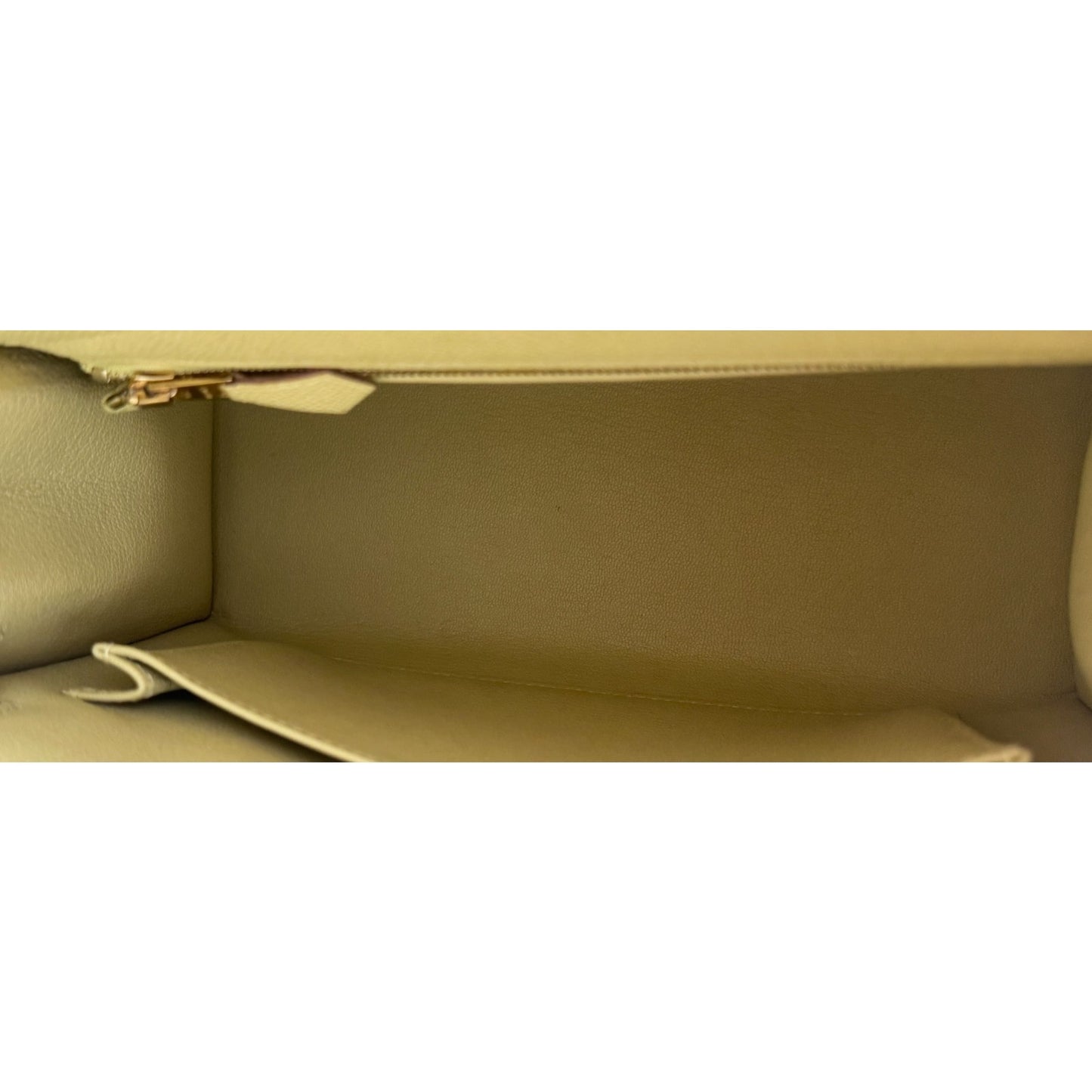 Hermes Kelly 25 Sellier Jaune Poussin Yellow Epsom Leather Gold Hardware