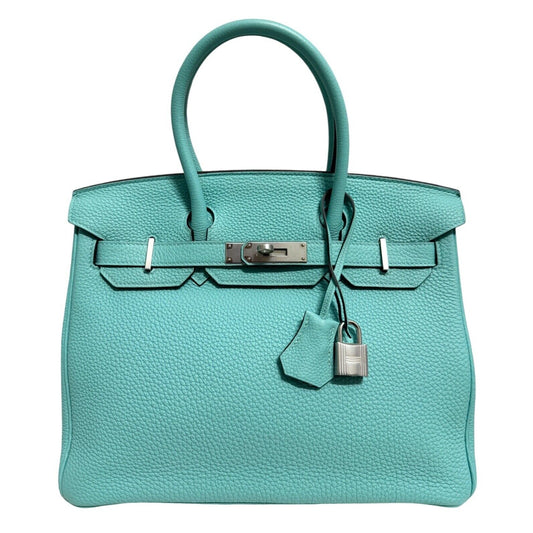 Hermes Birkin 30 Blue Atoll Tiffany Blue Togo Leather Palladium Hardware