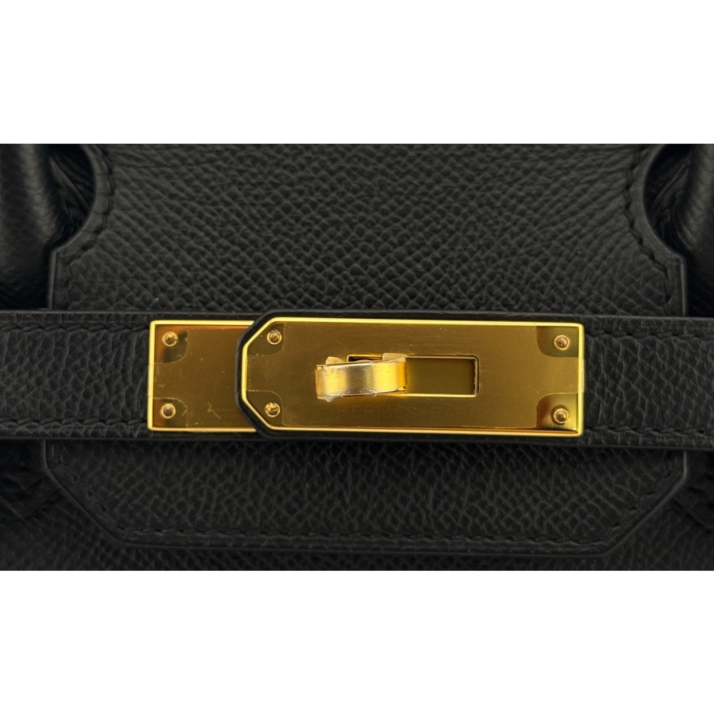 Hermes Birkin 30 Black Noir Epsom Leather Gold Hardware RARE