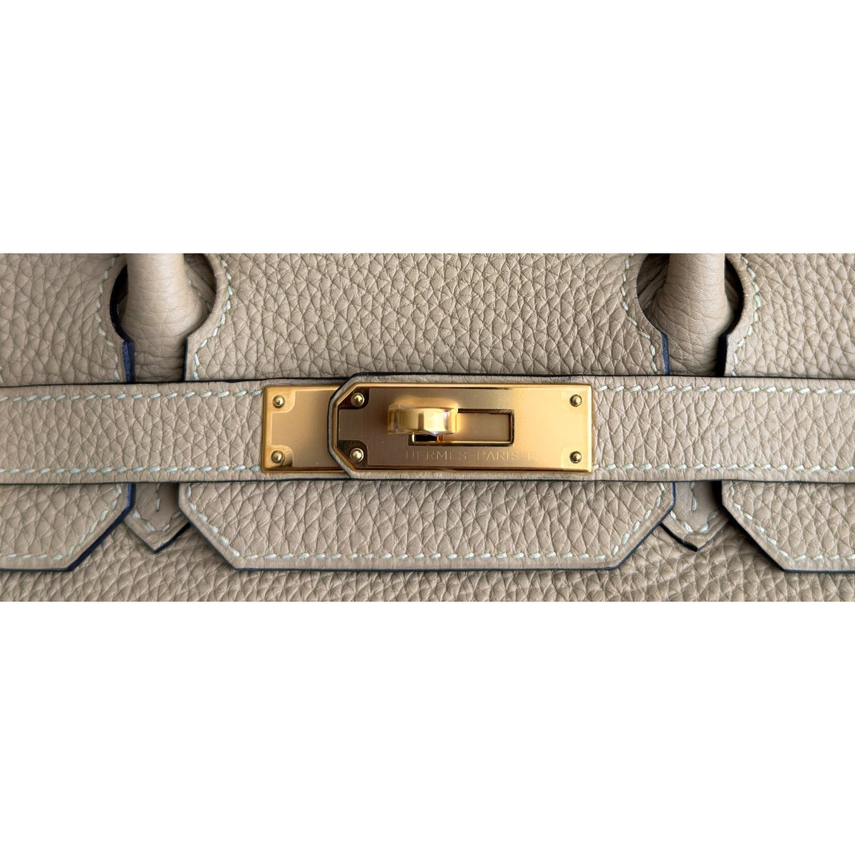 Hermes Birkin 30 Trench beige Togo Leather Gold Hardware Handbag