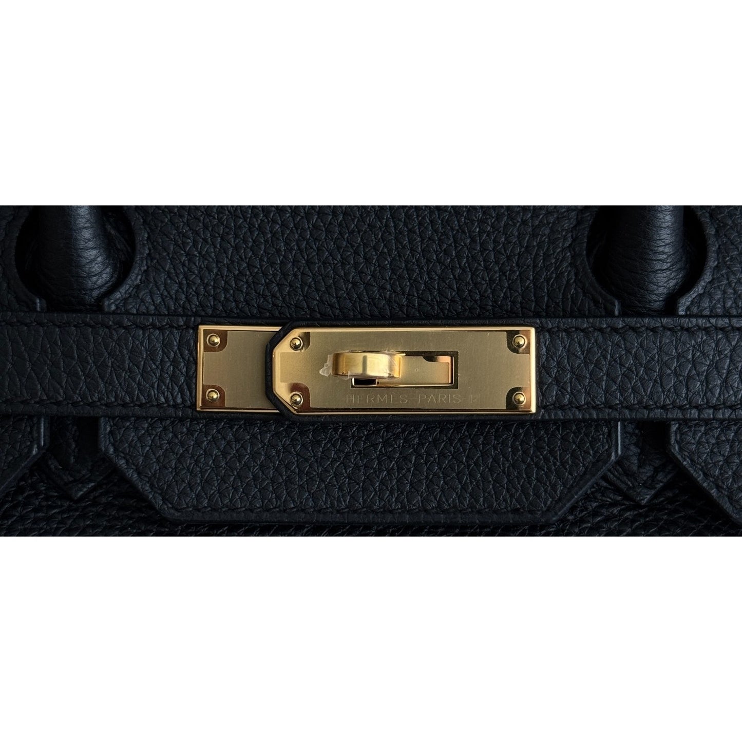 Hermes Birkin 35 Black Noir Togo Leather Gold Hardware RARE