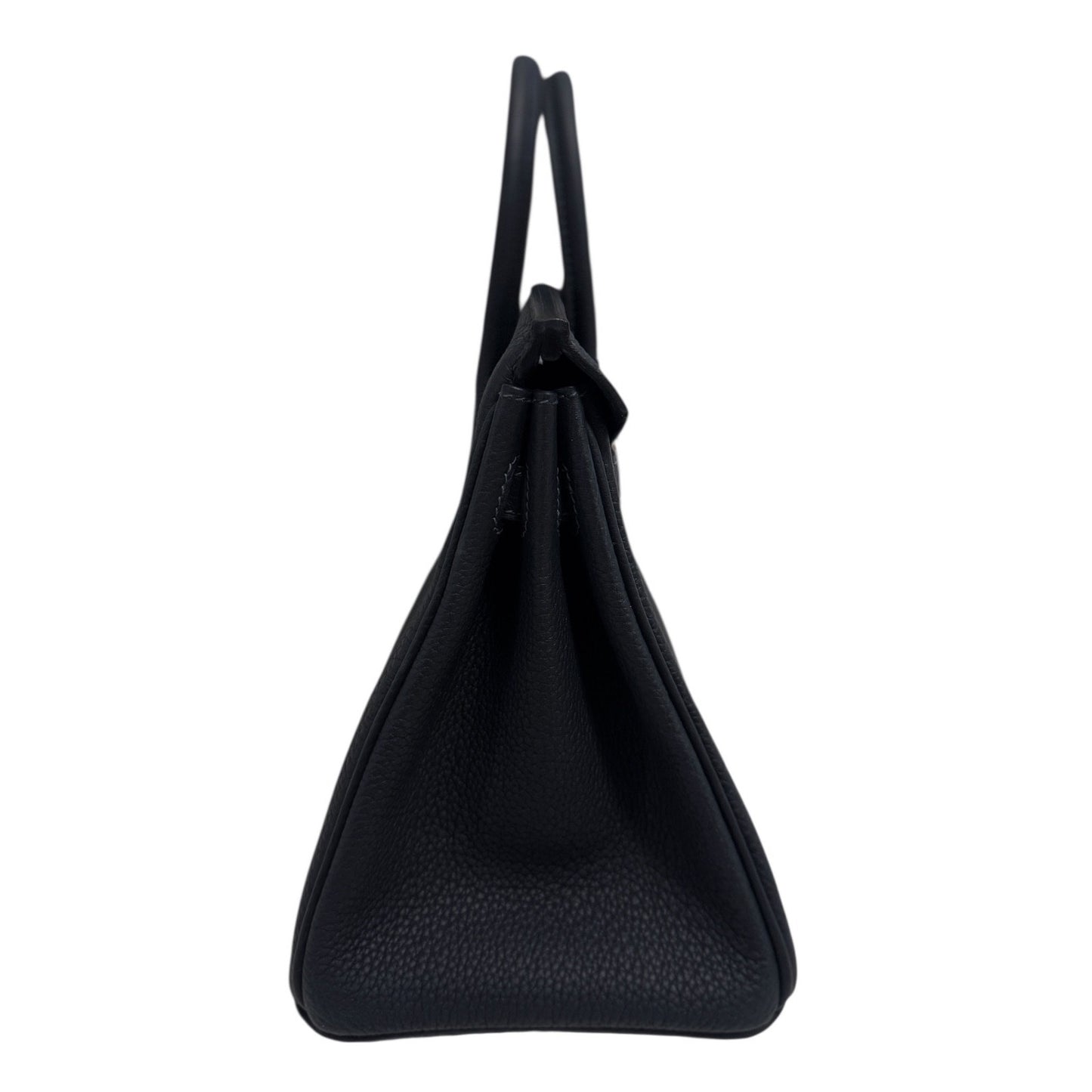 Hermes Birkin 25 Caban Blue Bleu Togo Leather Gold Hardware Handbag 2024 New