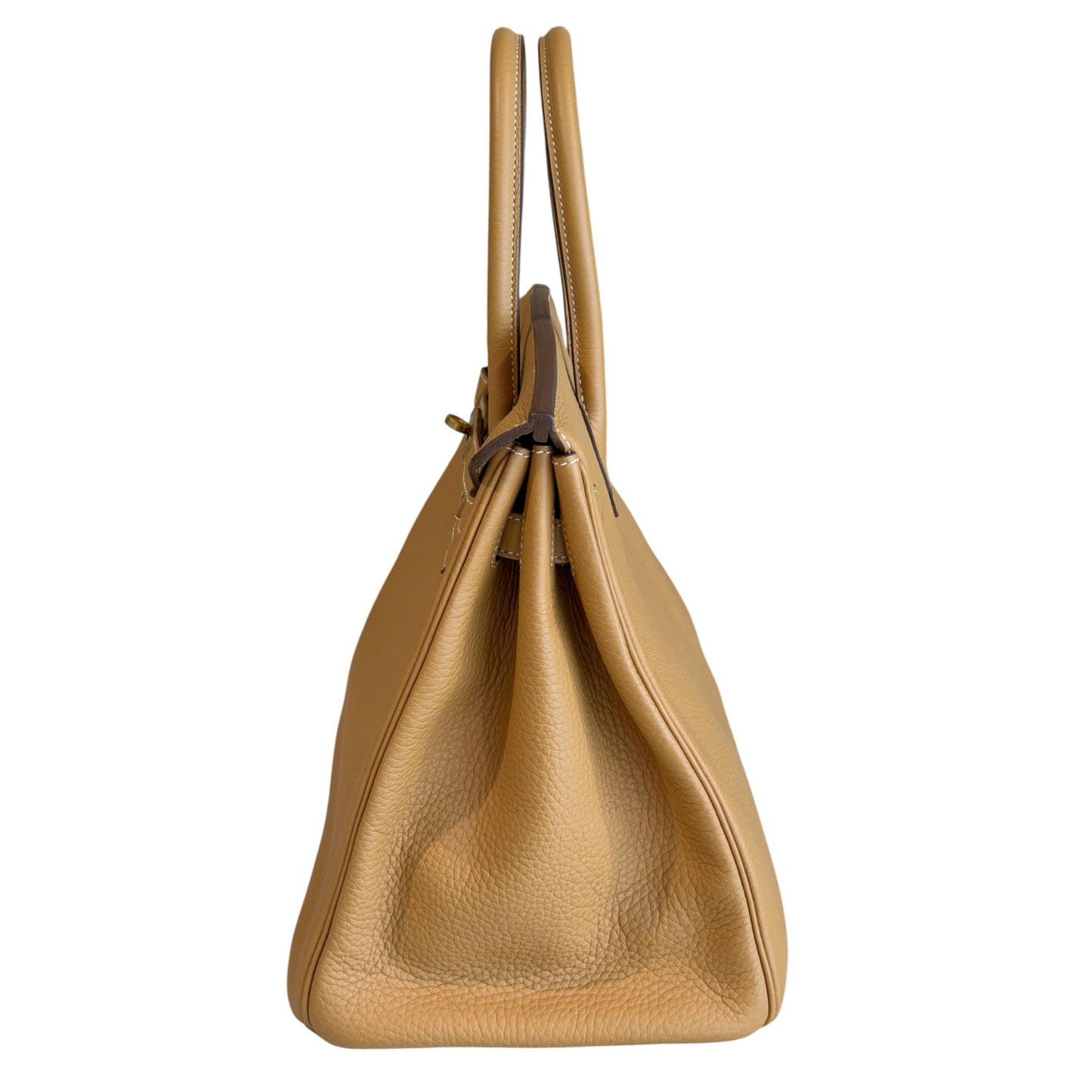 Hermes Birkin 35 Sable Naturel Tan Togo Leather Gold Hardware RARE