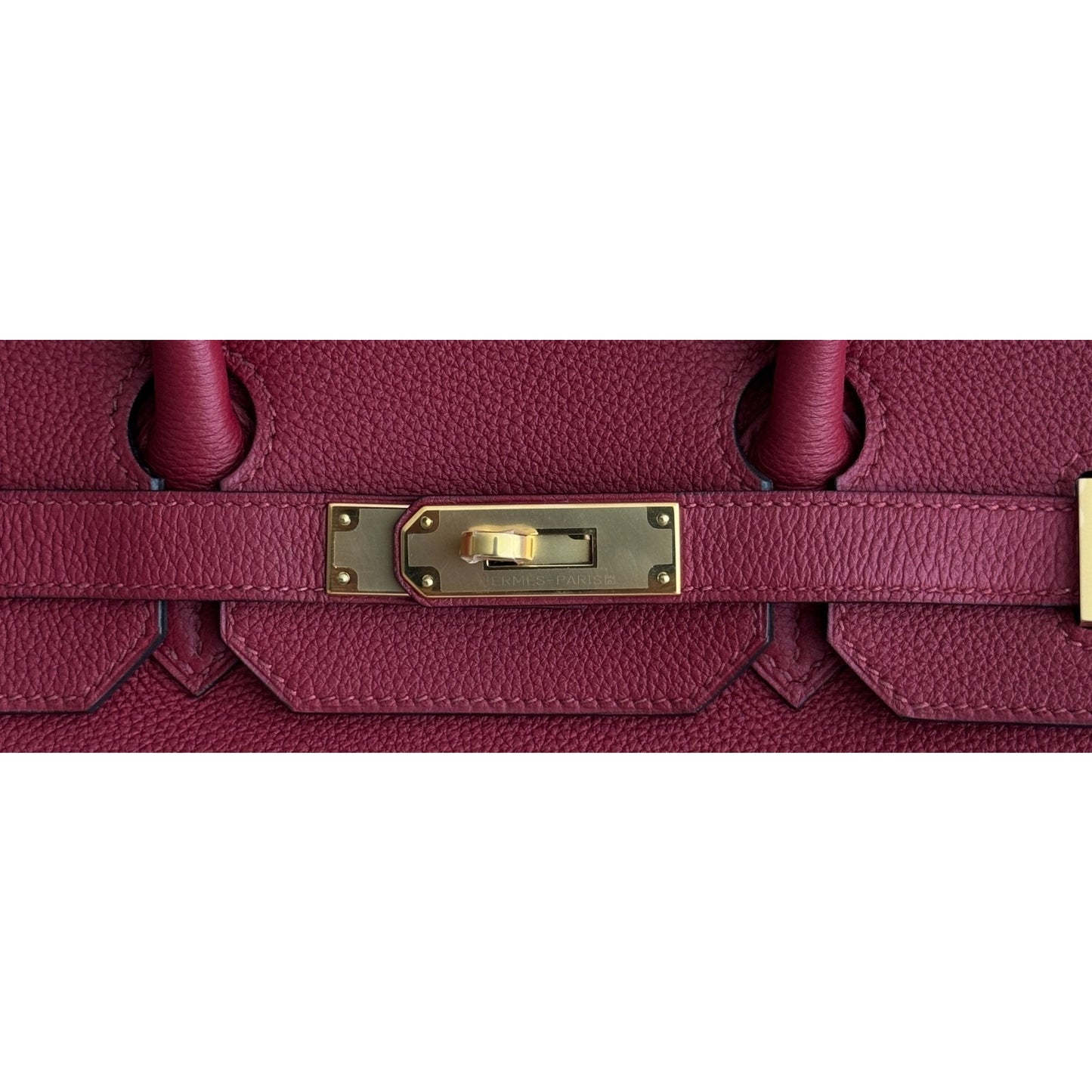 Hermes Birkin 35 Rouge Grenat Red Togo Leather Gold Hardware RARE