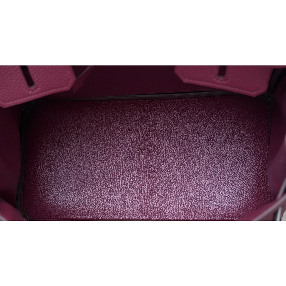 Hermes Birkin 25 Rouge Grenat Red Togo Leather Palladium Hardware RARE