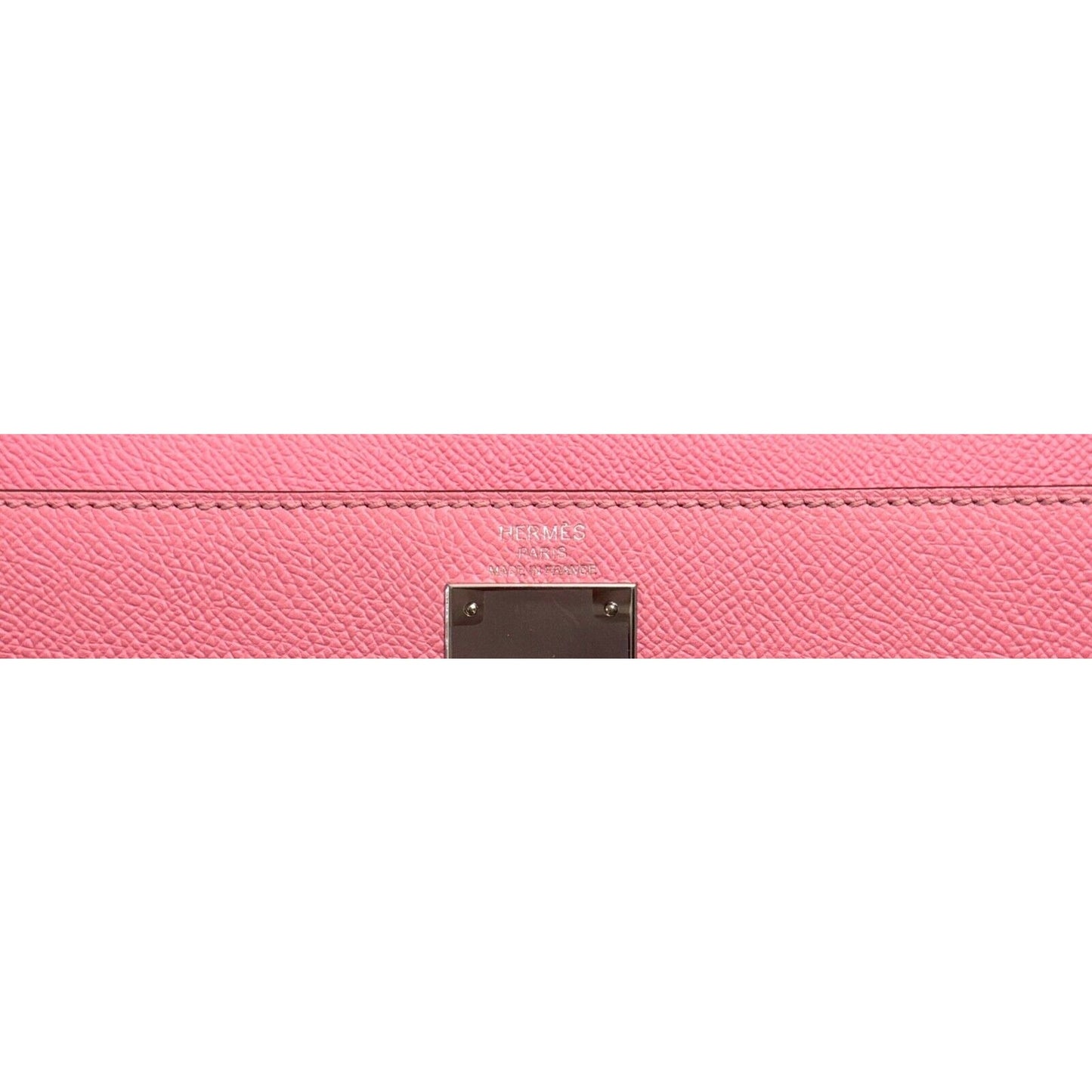 Hermes Kelly 28 Sellier Rose Confetti Pink Epsom Palladium Hardware