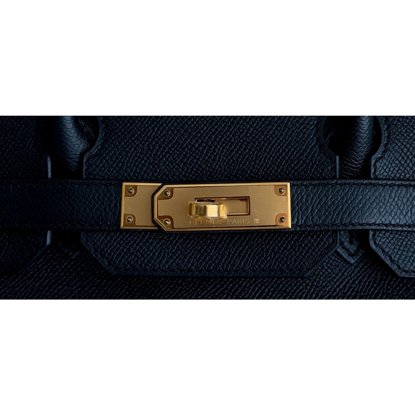 Hermes Birkin 30 Black Noir Epsom Leather Gold Hardware RARE