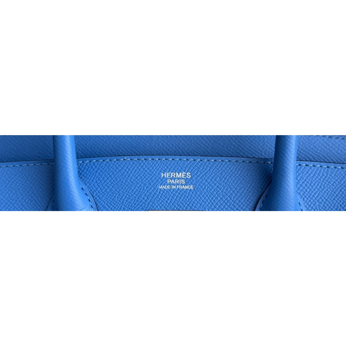 Hermes Birkin 30 Blue Paradise Epsom Leather Palladium Hardware