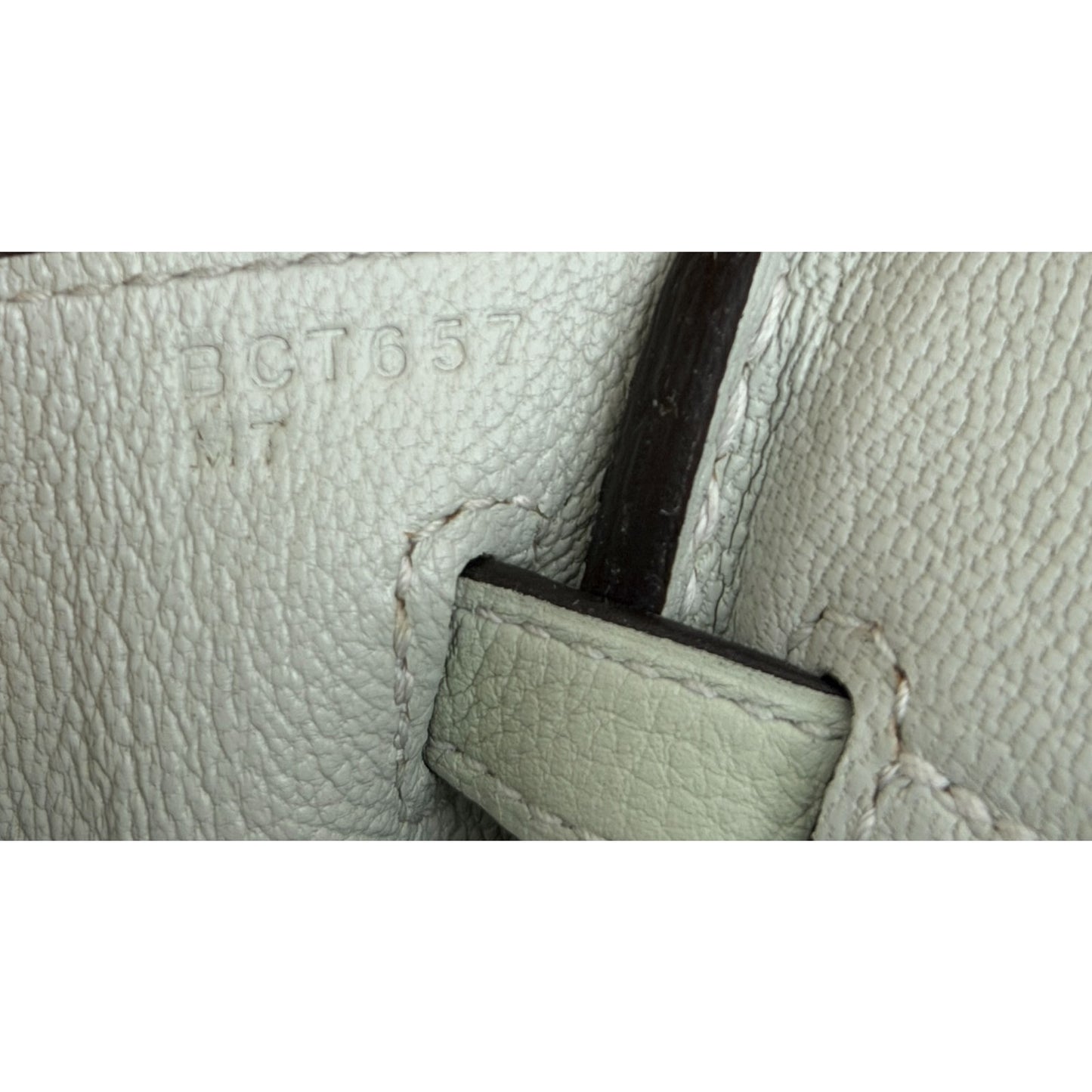 Hermes Birkin 25 Gris Neve Gray Togo Leather Gold Hardware