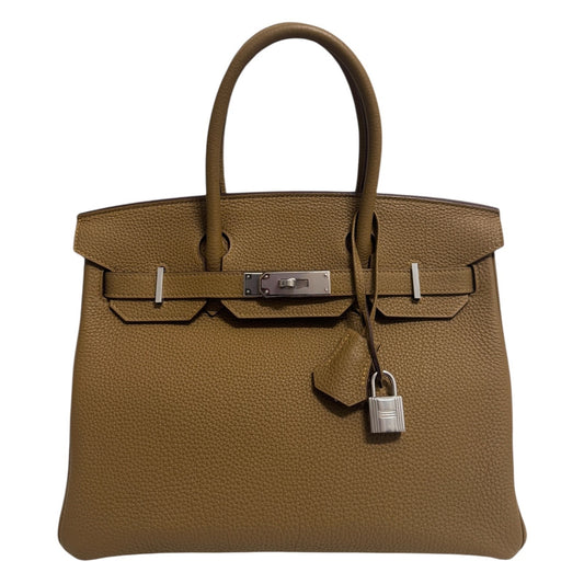 Hermes Birkin 30 Bronze Dore Togo Leather Palladium Hardware