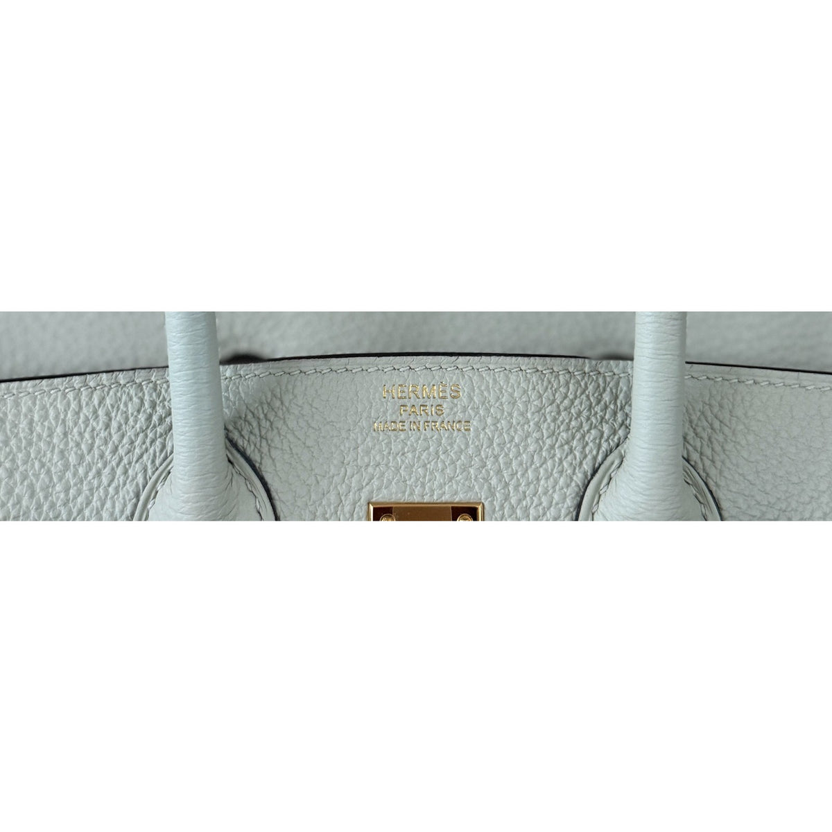 Hermes Birkin 25 Gris Neve Gray Togo Leather Gold Hardware