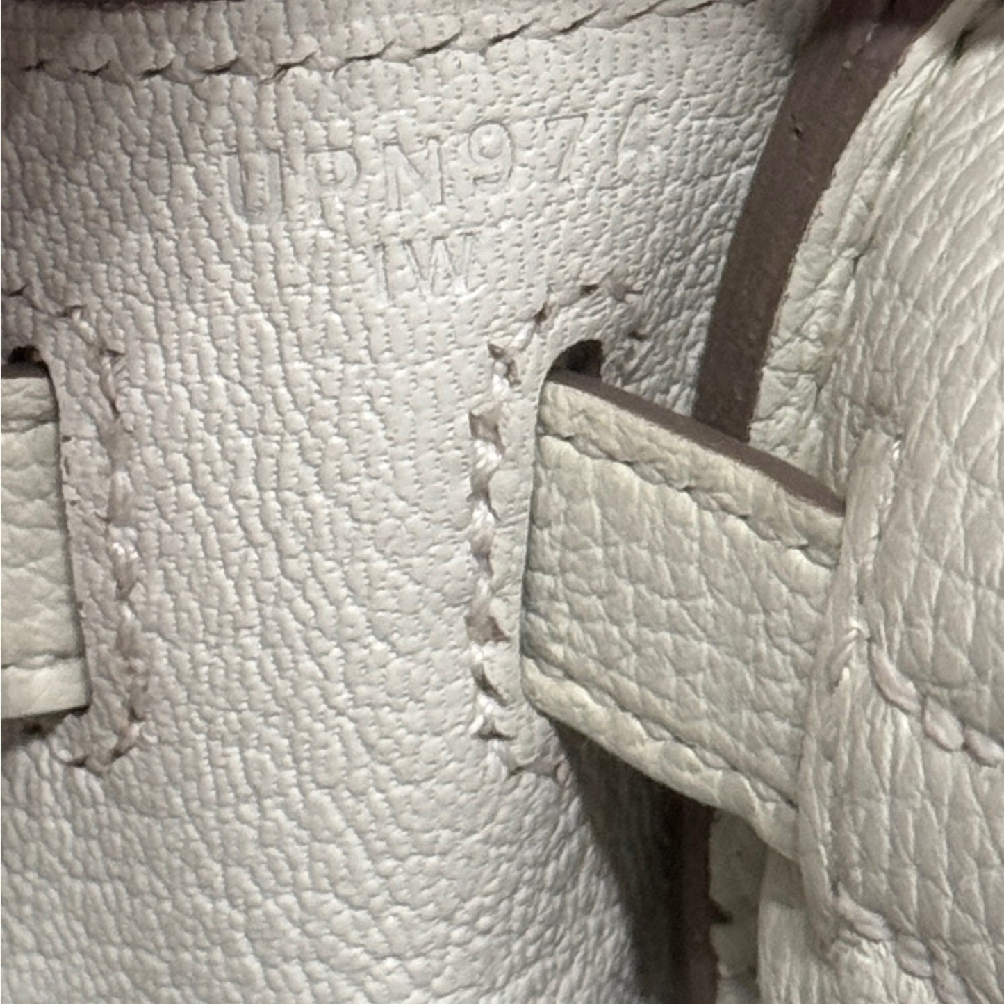 Hermes Kelly 25 Mushroom Gray White Togo Leather Gold Hardware