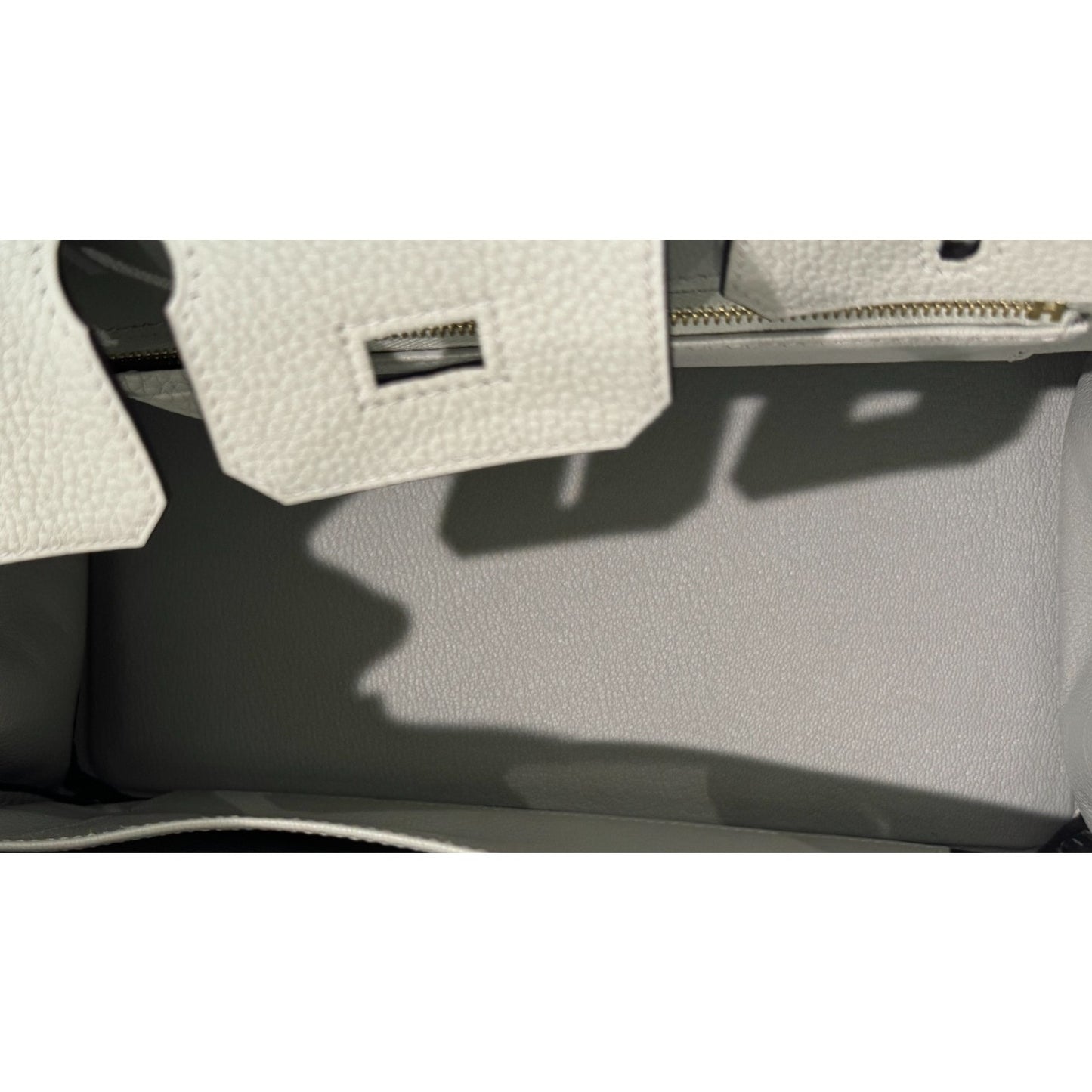 Hermes Birkin 25 Gris Neve Gray Togo Leather Gold Hardware