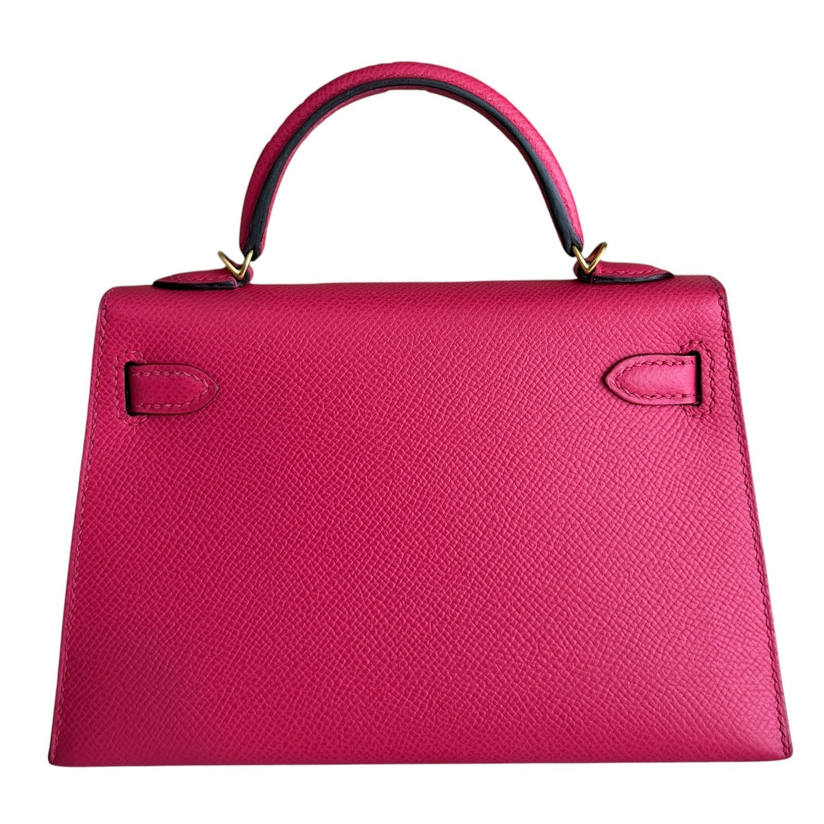 Hermes Kelly Mini 20 Rose Extreme Pink Epsom Leather Gold Hardware