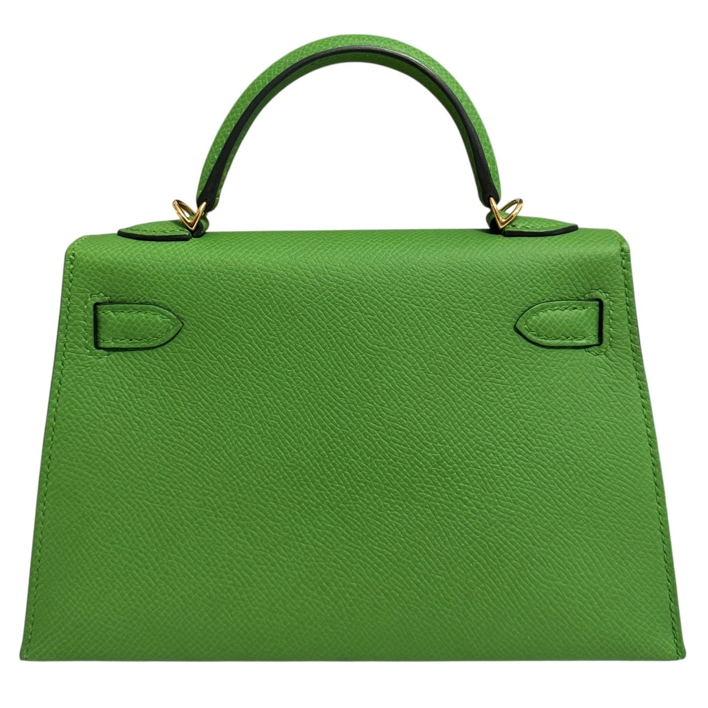 Hermes Kelly Mini 20 Vert Yucca Green Epsom Leather Gold Hardware RARE
