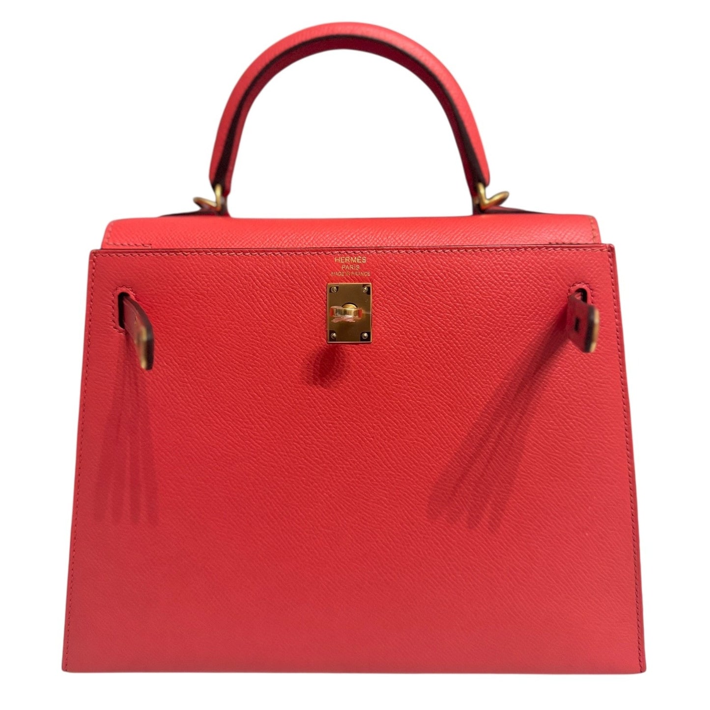 Hermes Kelly 25 Sellier Rose Jaipur Pink Epsom Leather Gold Hardware RARE