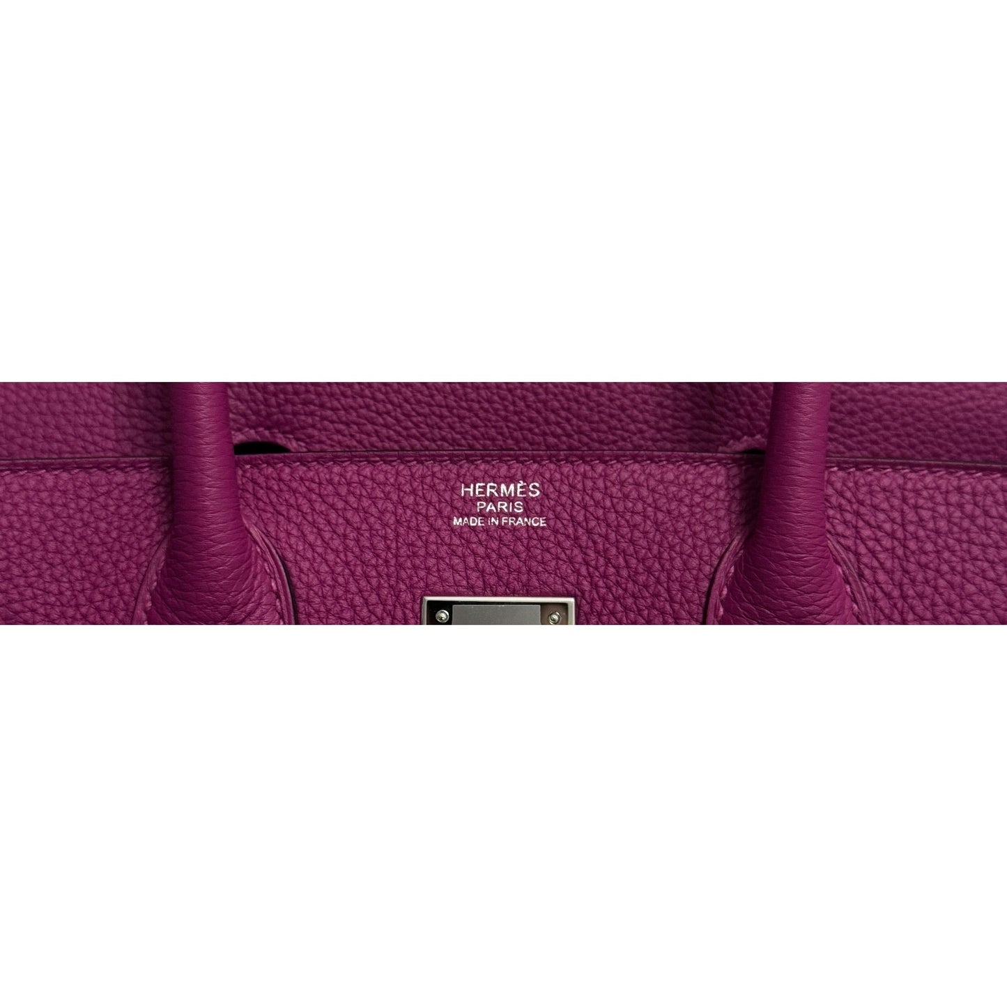 Hermes Birkin 30 Rose Pourpre Pink Purple Togo Leather Palladium Hardware