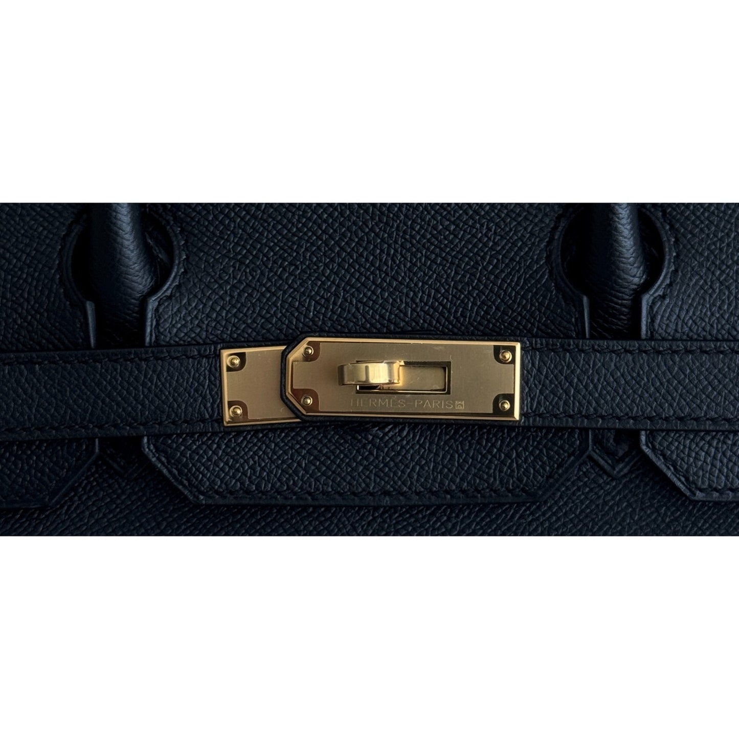 Hermes Birkin 30 Black Noir Epsom Leather Gold Hardware RARE