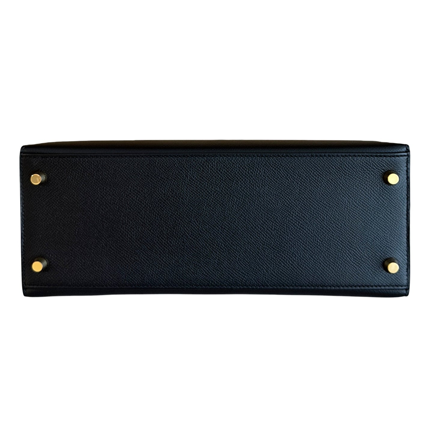 Hermes Kelly 28 Sellier Black Noir Epsom Leather Gold Hardware