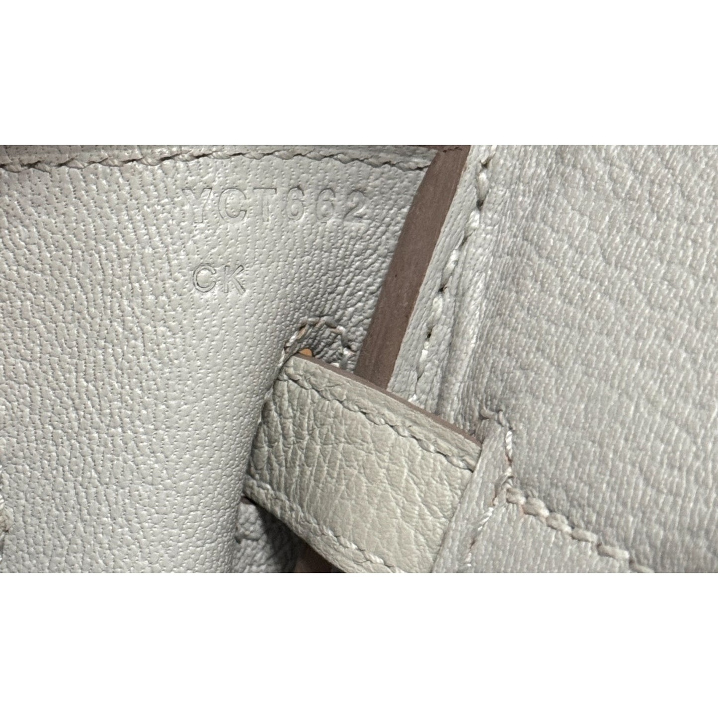 Hermes Birkin 25 Gris Perle Pearl Gray Togo Leather Gold Hardware