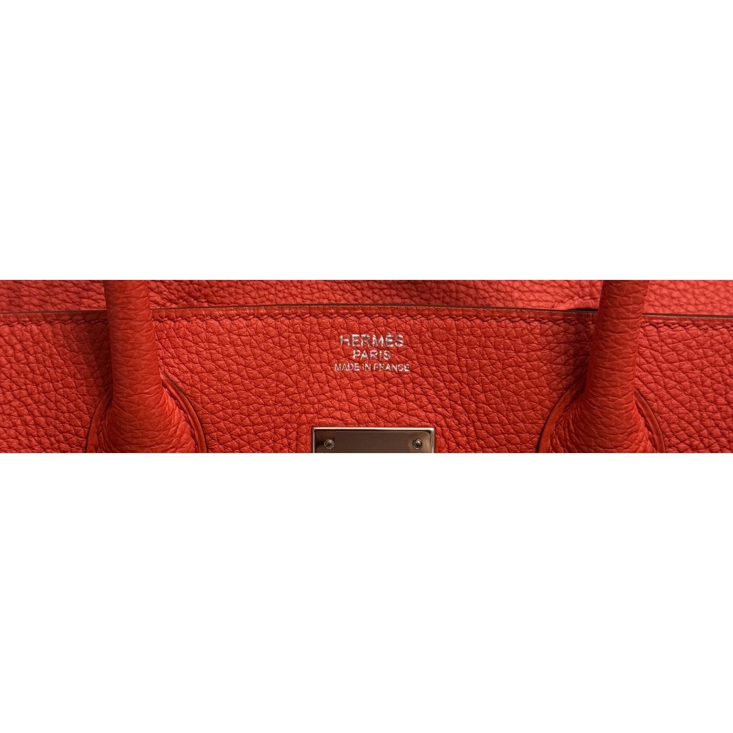 Hermes Birkin 30 Rouge Pivoine Red Togo Leather Palladium Hardware