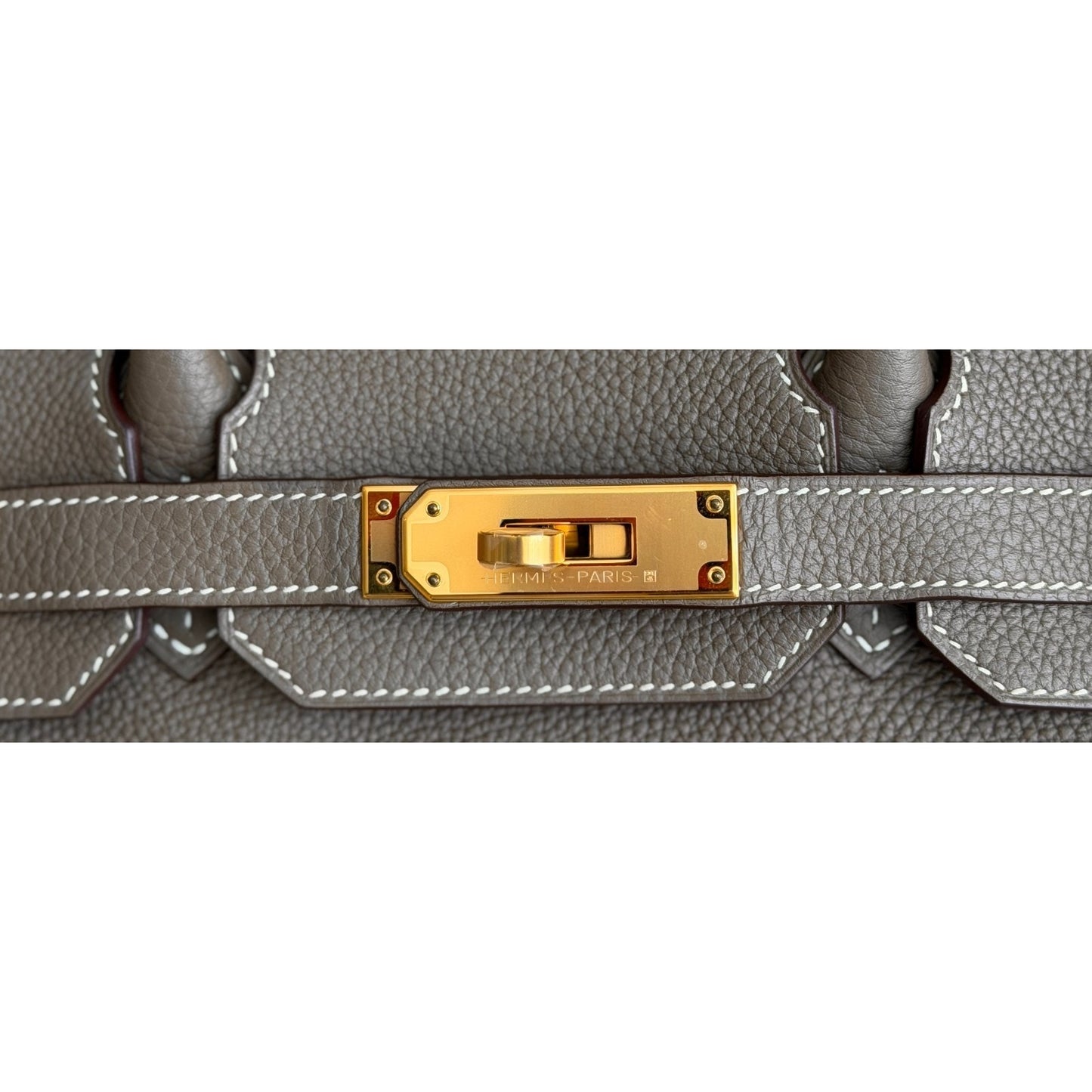 Hermes Birkin 30 Etoupe Gray Togo Leather Gold Hardware
