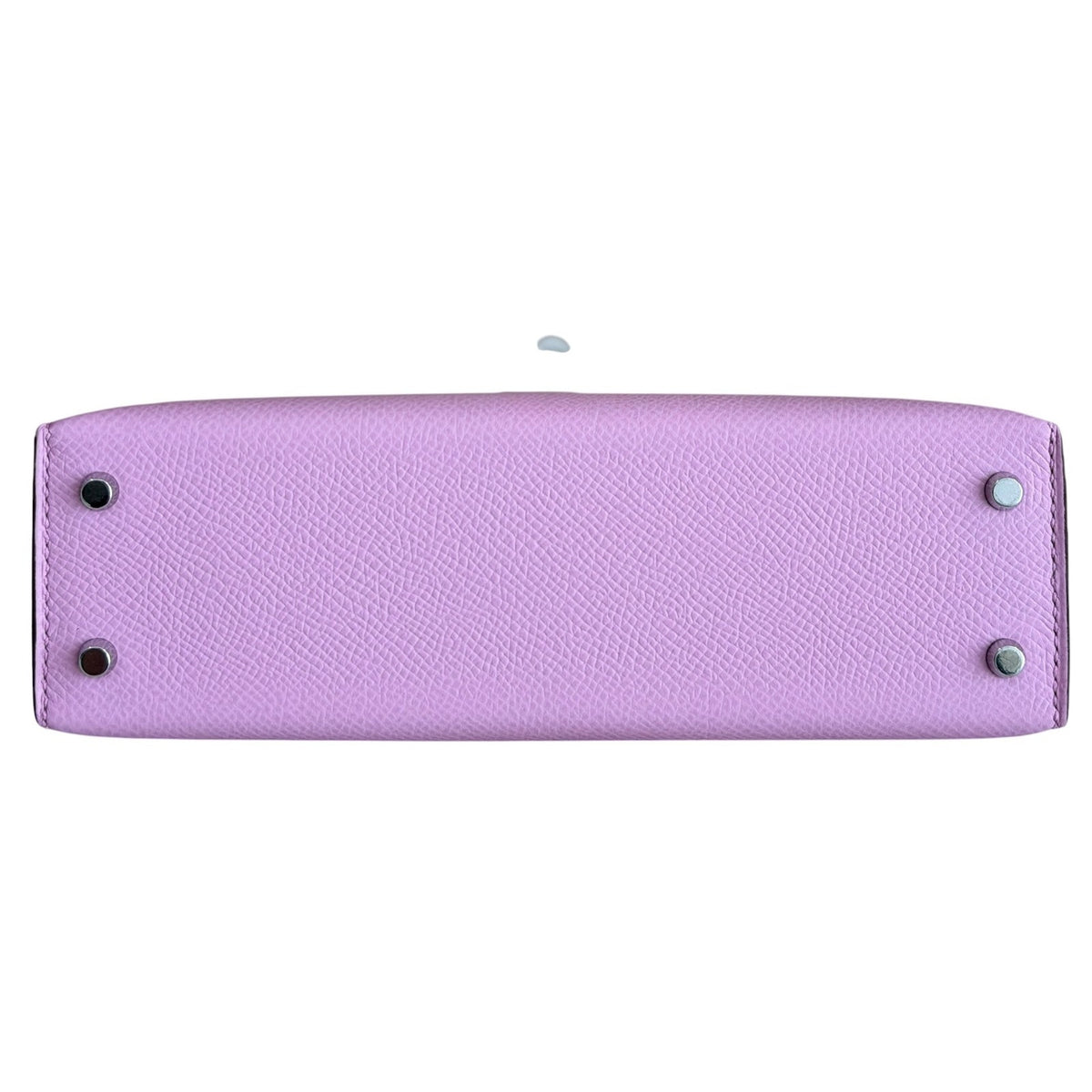 Hermes Kelly Mini 20 Mauve Sylvester Pink Epsom Leather Palladium Hardware