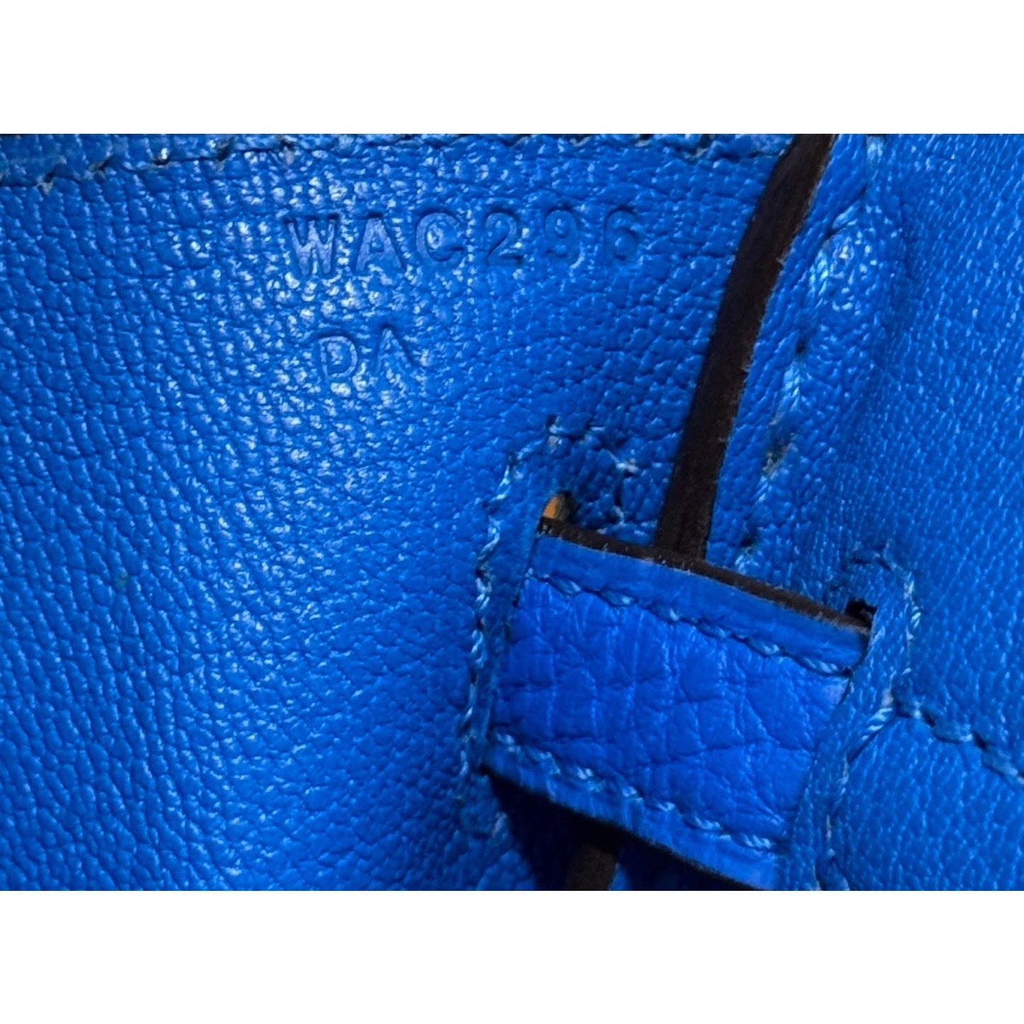 Hermes Birkin 25 Blue Hydra Togo Leather Gold Hardware RARE New 2024