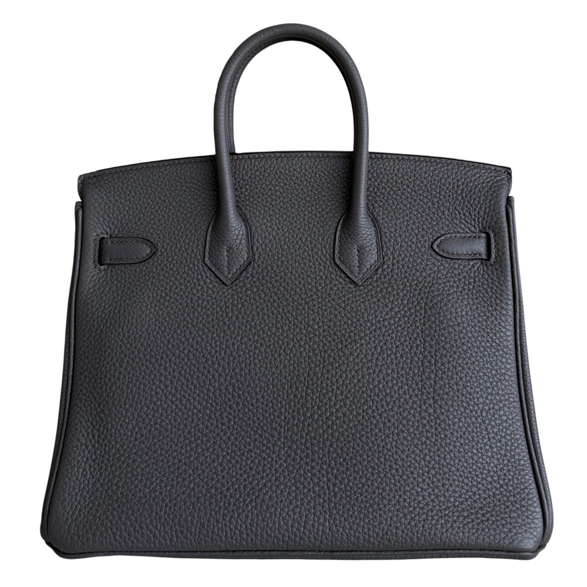 Hermes Birkin 25 Etain Gris Gray Togo Leather Rose Gold Hardware RARE