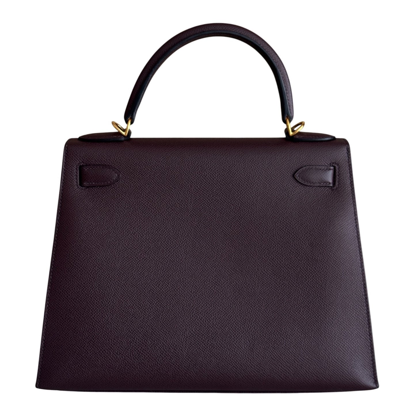 Hermes Kelly 28 Sellier Rouge Sellier Red Epsom Leather Gold Hardware RARE