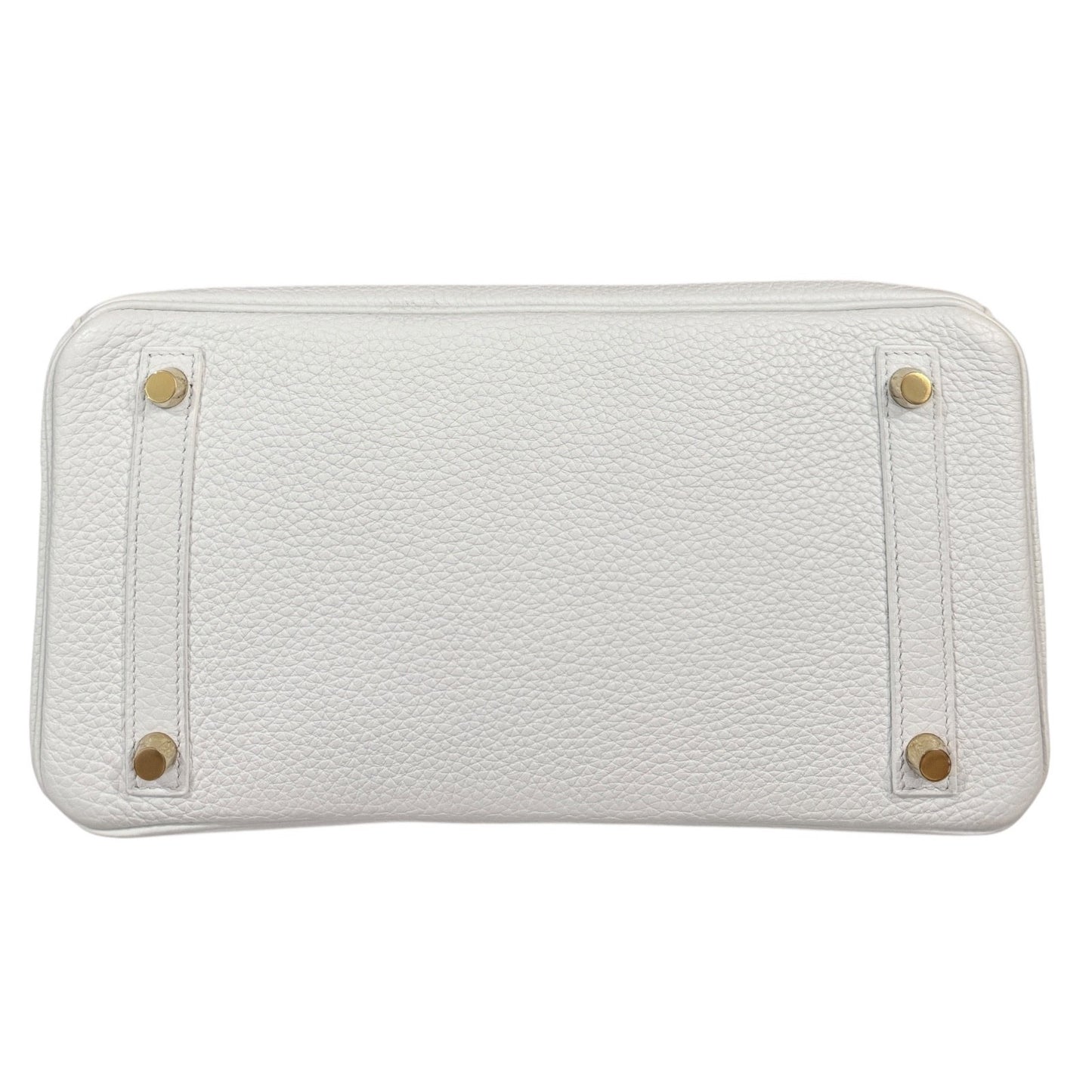 Hermes Birkin 30 White Blanc Togo Leather Gold Hardware