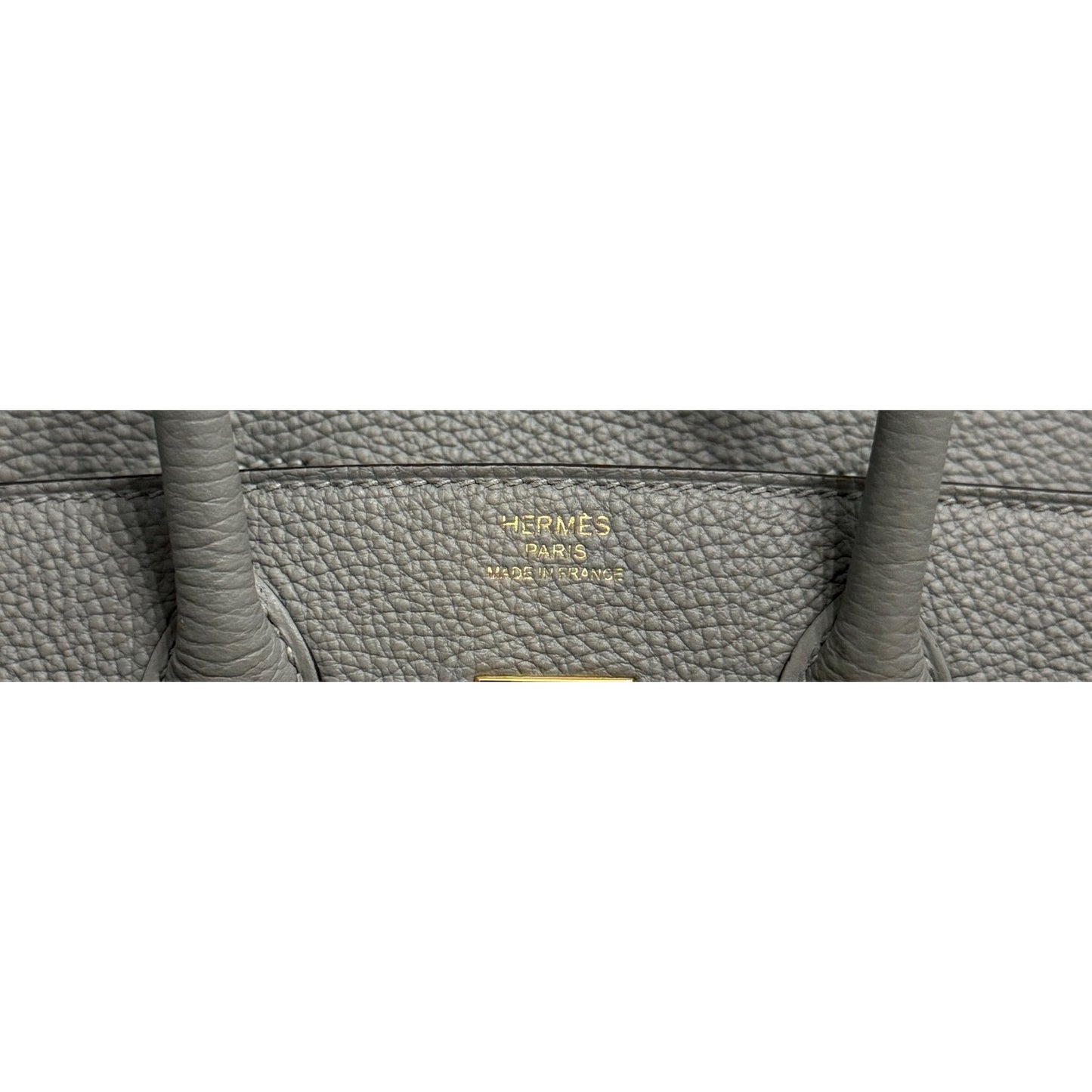 Hermes Birkin 25 Gris Mouette Gray Togo Leather Gold Hardware RARE