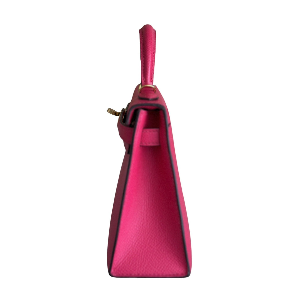Hermes Kelly Mini 20 Rose Extreme Pink Epsom Leather Gold Hardware