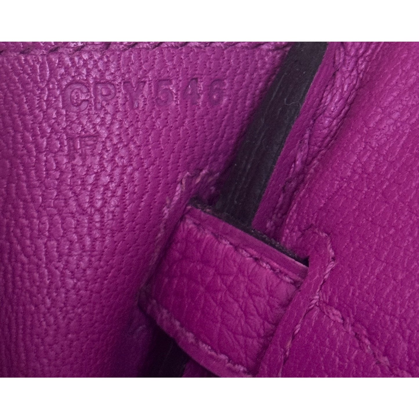 Hermes Birkin 25 Rose Pourpre Pink Purple Togo Leather Palladium Hardware