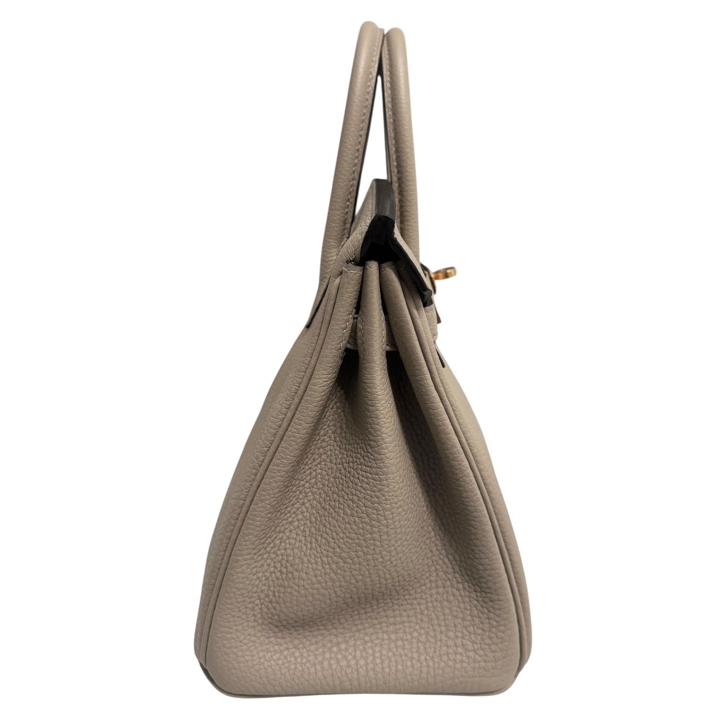 Hermes Birkin 25 Gris Tourterelle Gray Togo Leather Gold Hardware