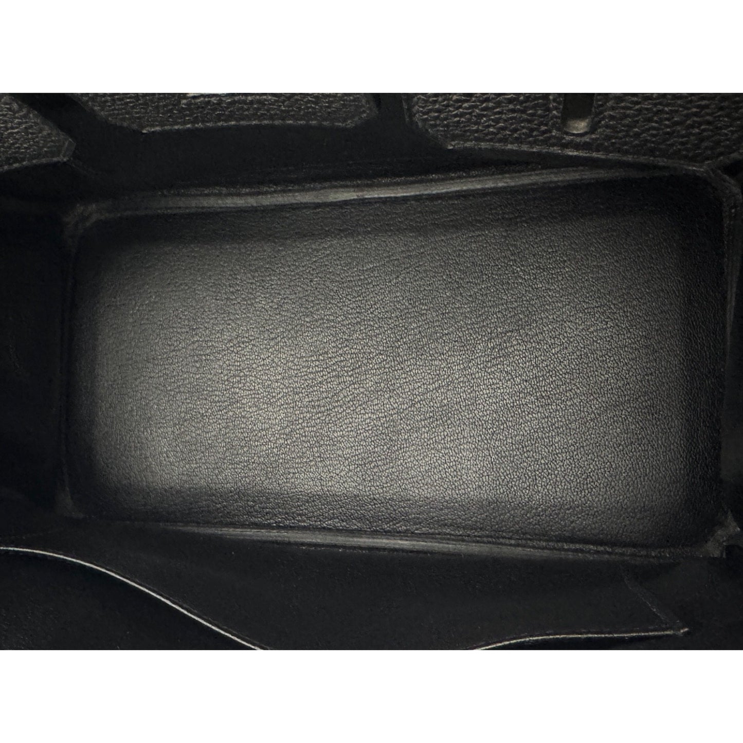 Hermes Birkin 25 Black Noir Togo Leather Gold Hardware Handbag