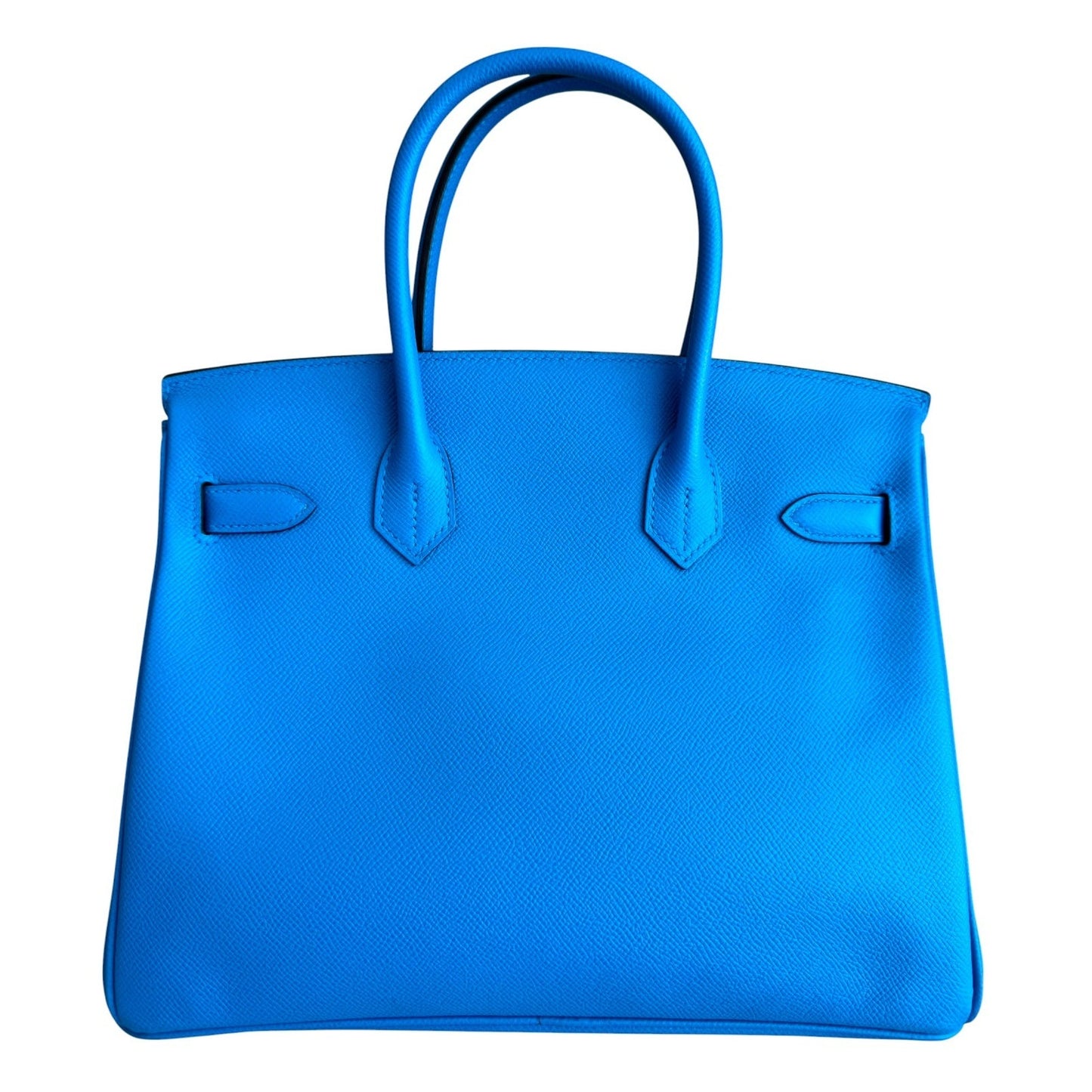 Hermes Birkin 30 Blue Frida Epsom Leather Gold Hardware