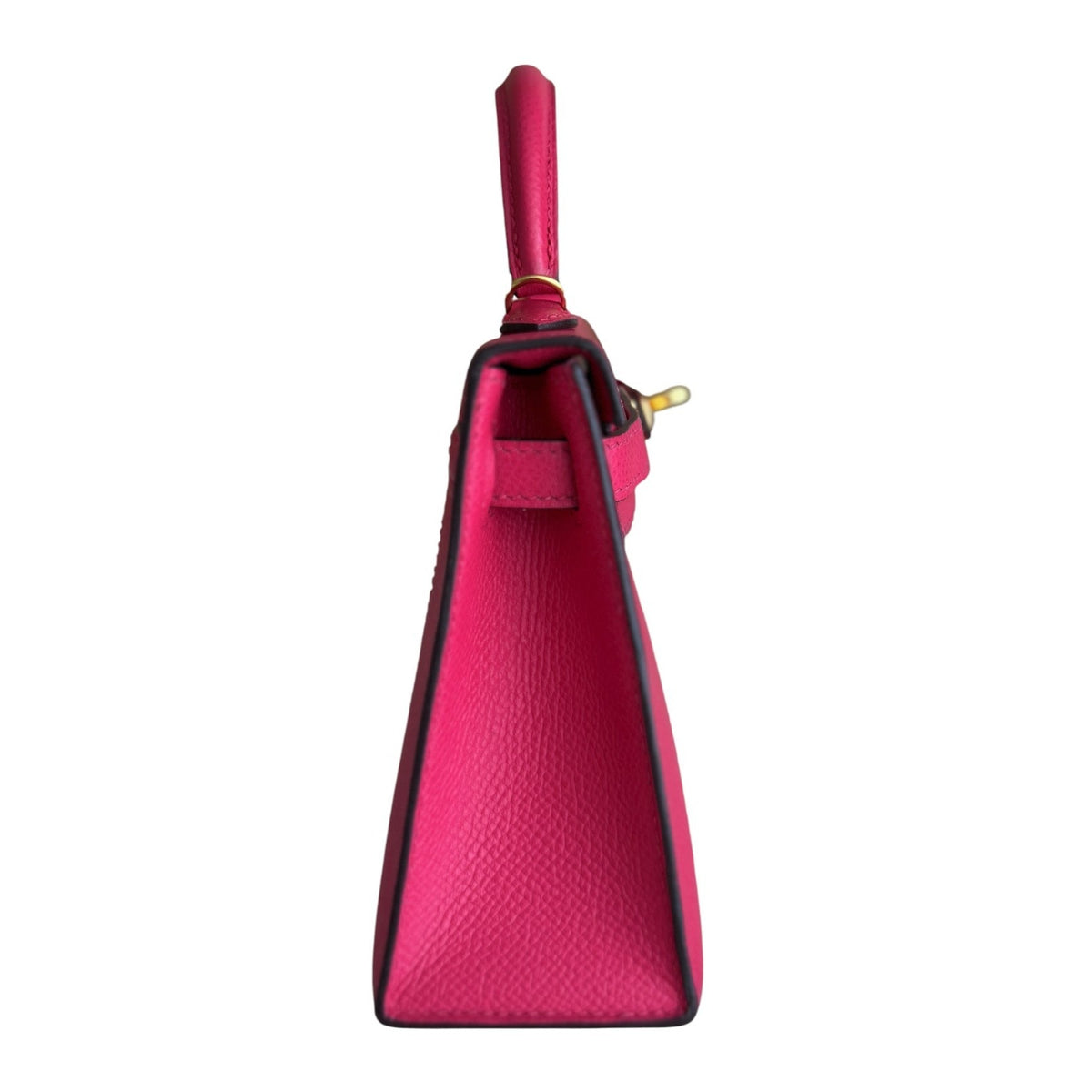 Hermes Kelly Mini 20 Rose Extreme Pink Epsom Leather Gold Hardware