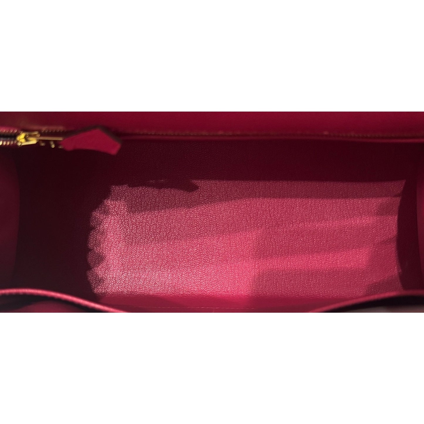 Hermes Kelly 28 Sellier Pink Rose Extreme Epsom Leather Gold Hardware