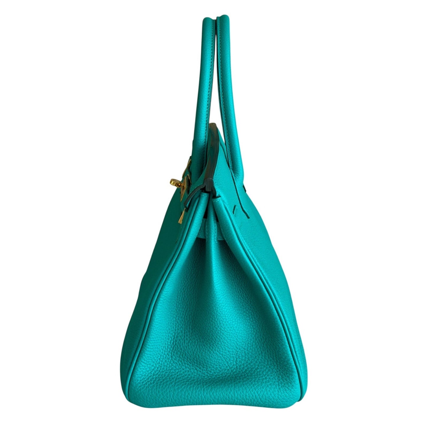 Hermes Birkin 30 Vert Verone Green Togo Leather Gold Hardware Rare