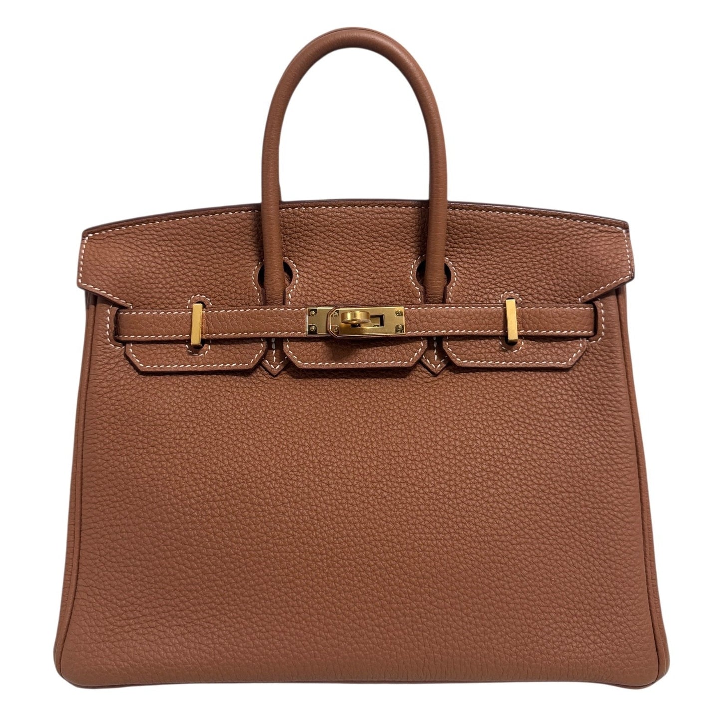 Hermes Birkin 25 Gold Tan Togo Leather Gold Hardware