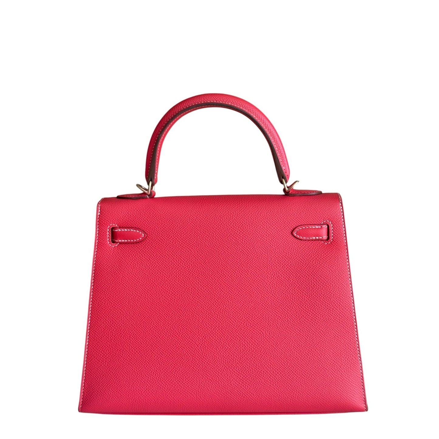 Hermes Kelly 25 Sellier Candy Rose Jaipur Pink Gold Epsom Permabrass Hardware
