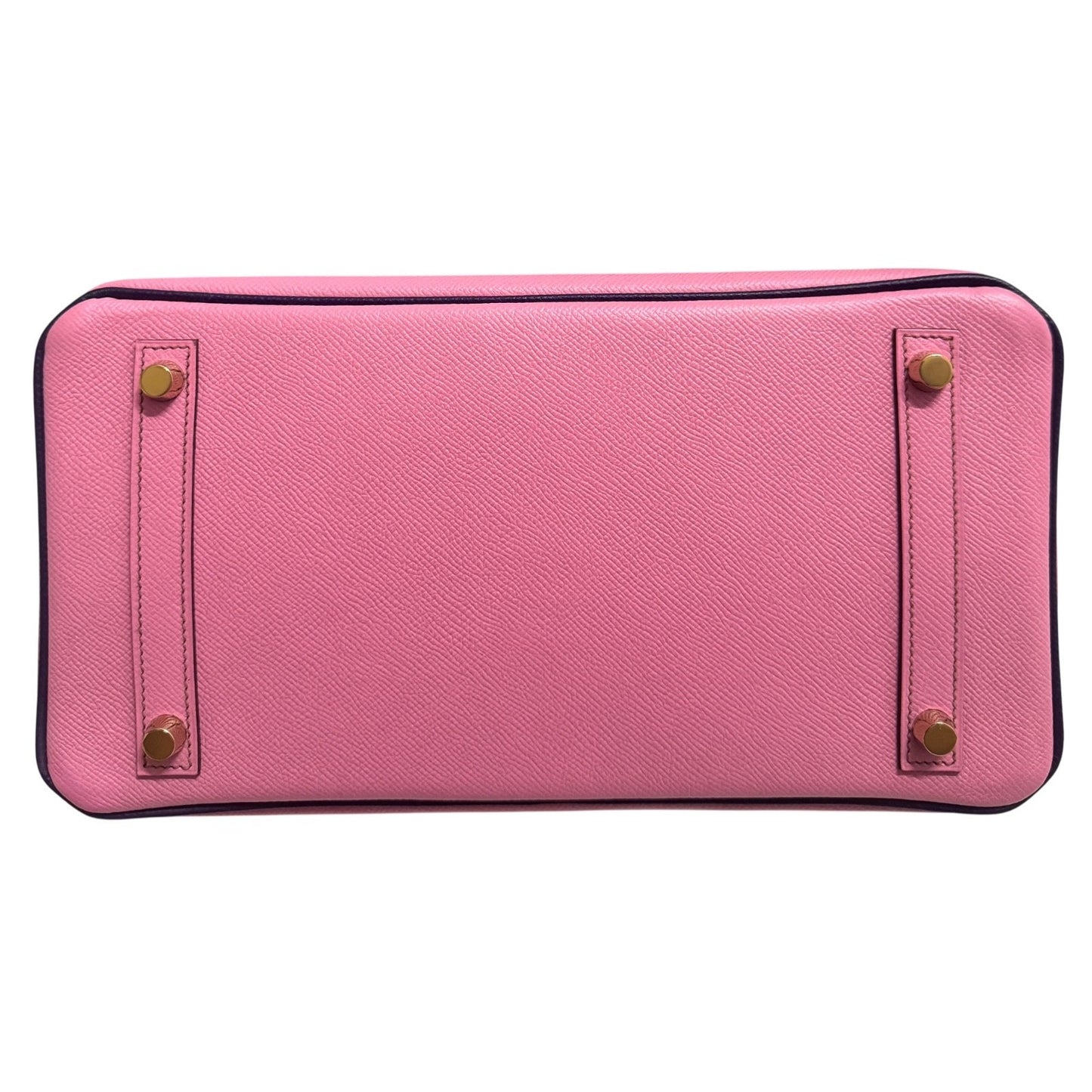 Hermes Birkin 30 Special Order Bubblegum Pink Ultra Violet Epsom Brushed Gold