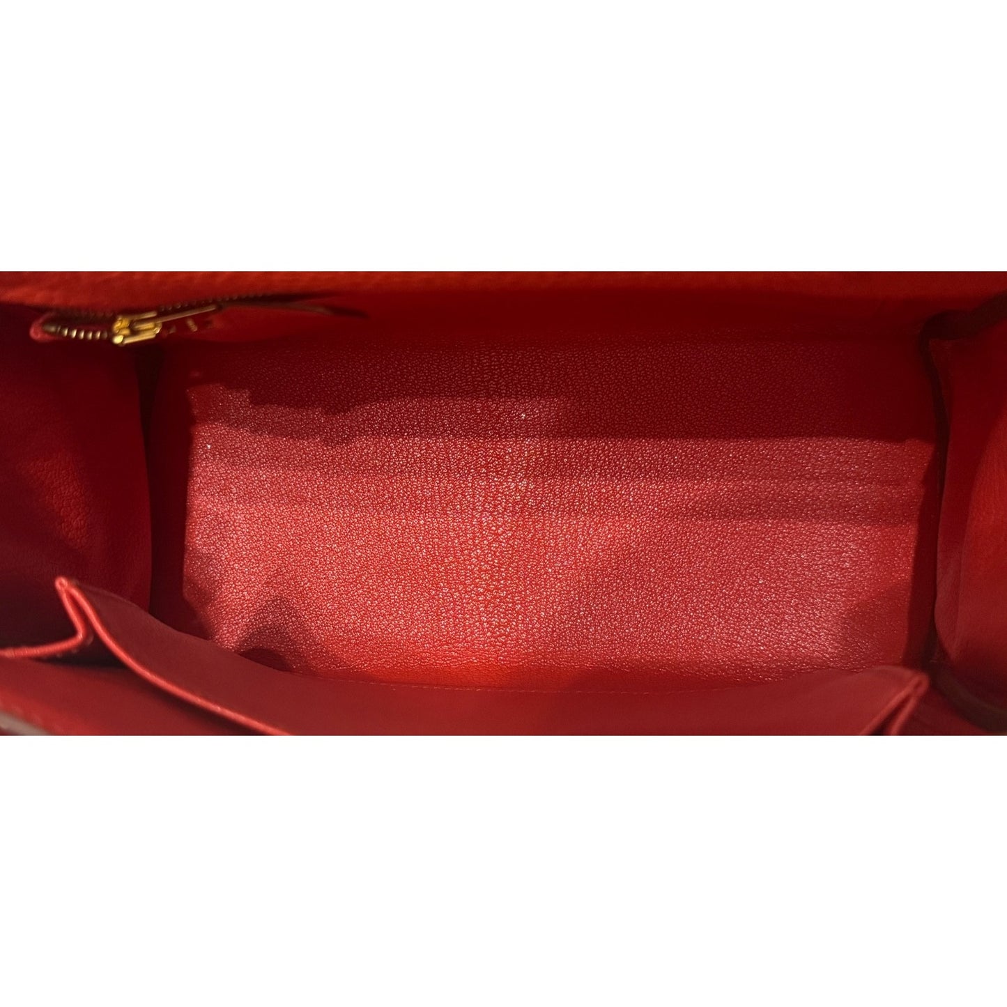 Hermes Kelly 25 Orange Poppy Togo Leather Gold Hardware RARE