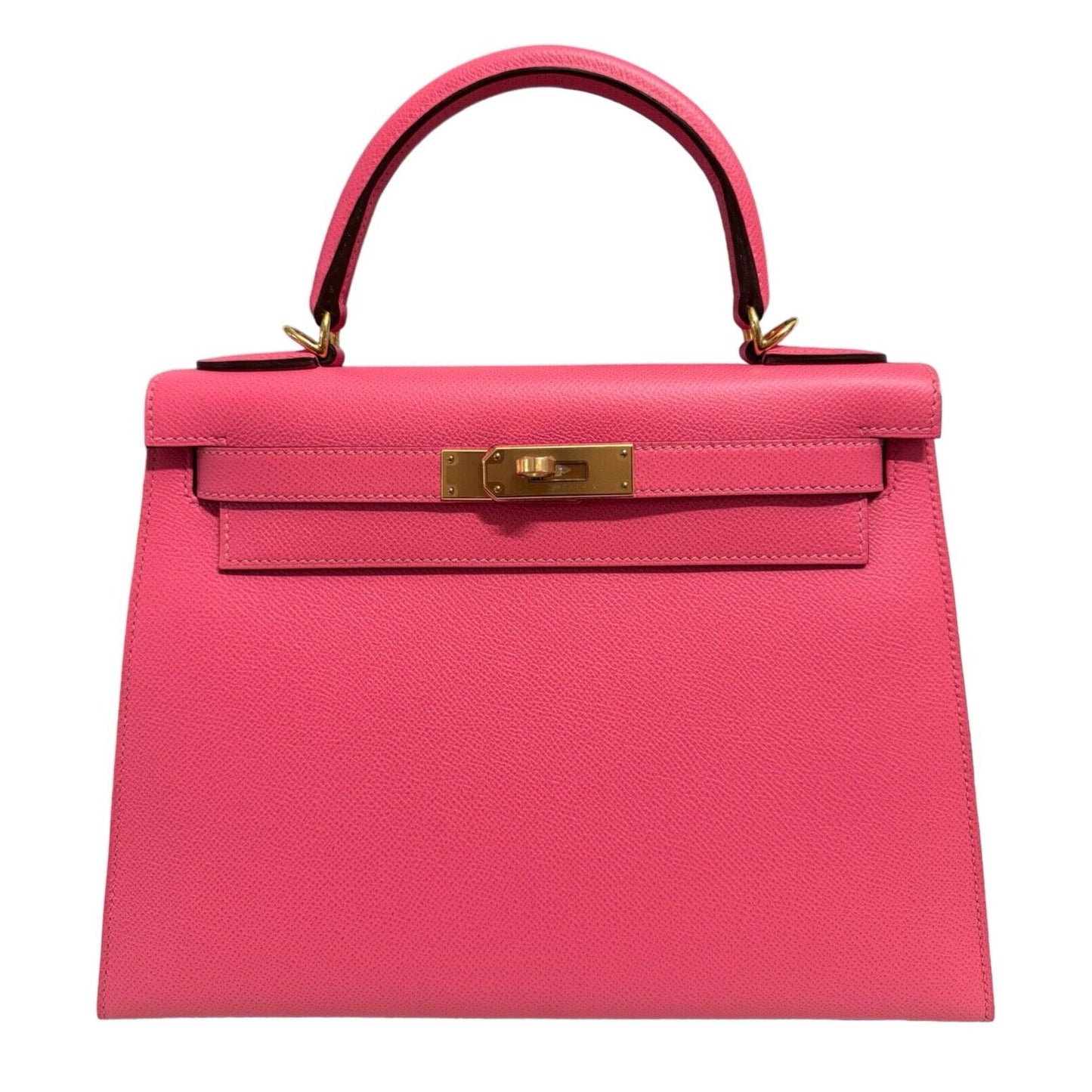 Hermes Kelly 28 Sellier Rose Azalee Azalea Pink Epsom Gold Hardware