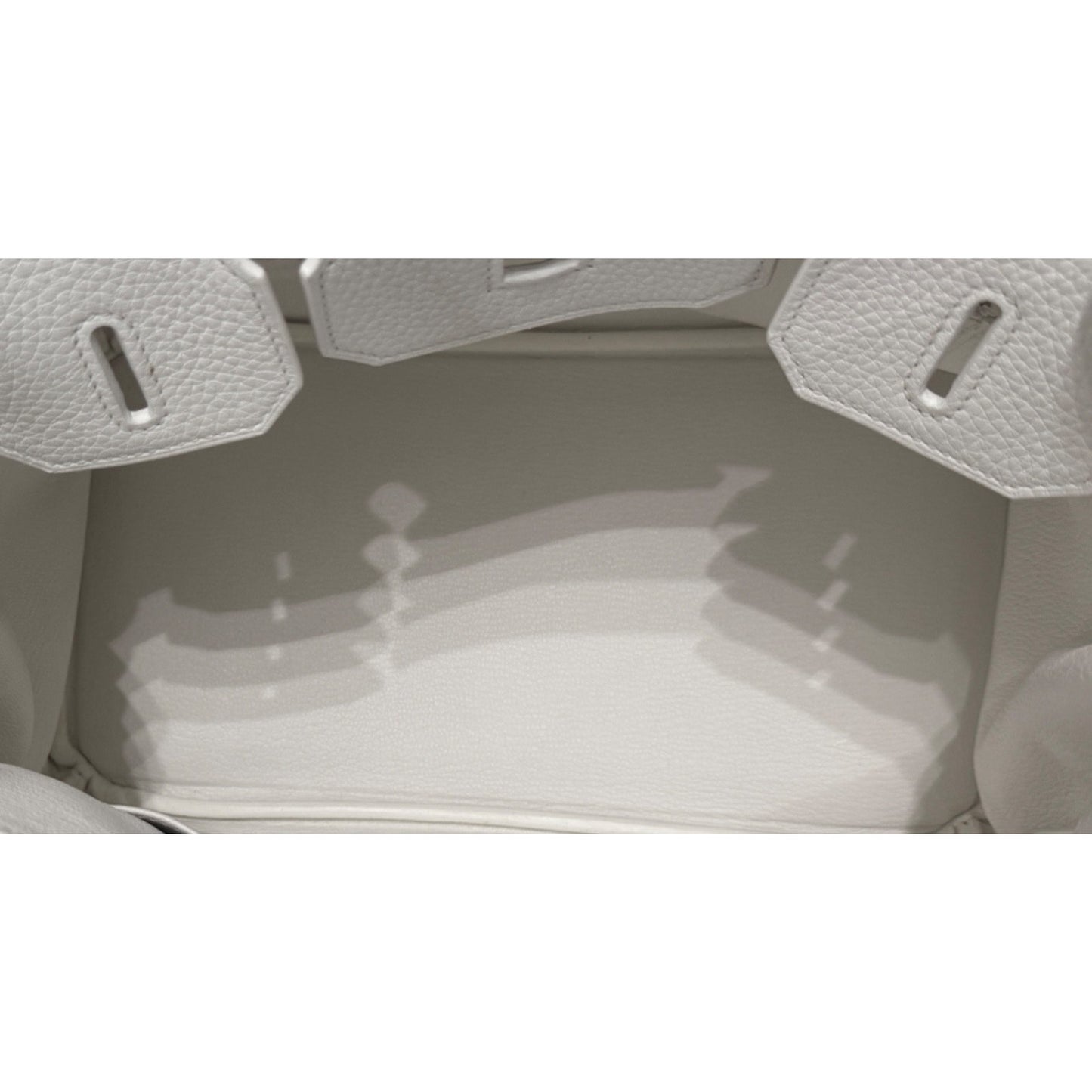 Hermes Birkin 30 White Blanc Togo Leather Palladium Hardware