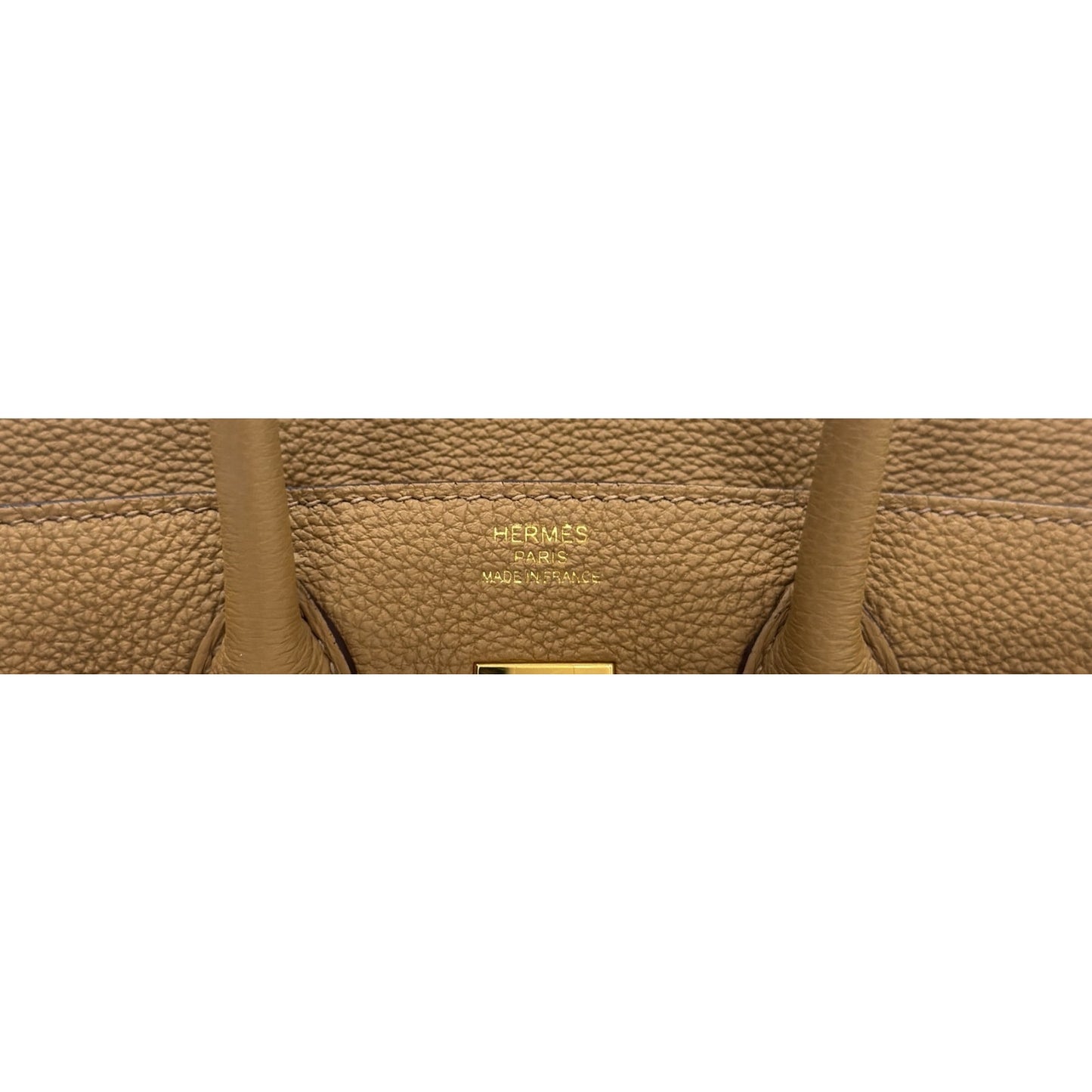Hermes Birkin 25 Biscuit Tan Beige Togo Leather Gold Hardware NEW